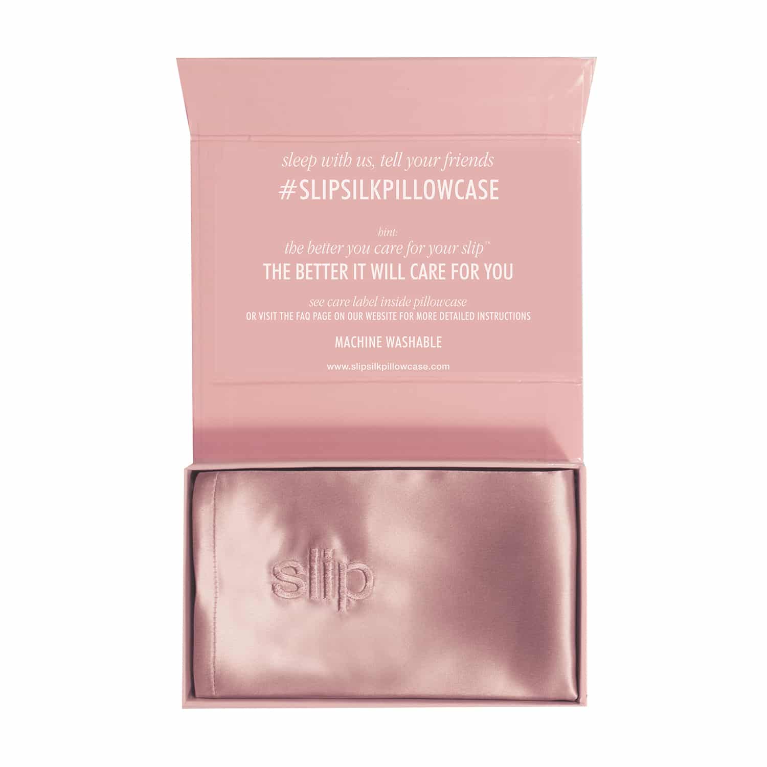 "Silk Pillowcase Queen" Rosé