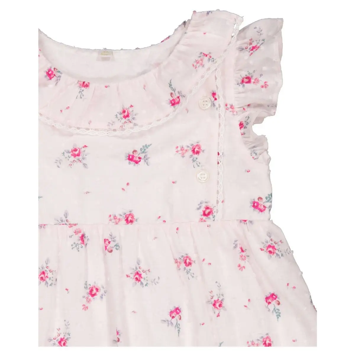 Aubepine Dress, Pink Flowers