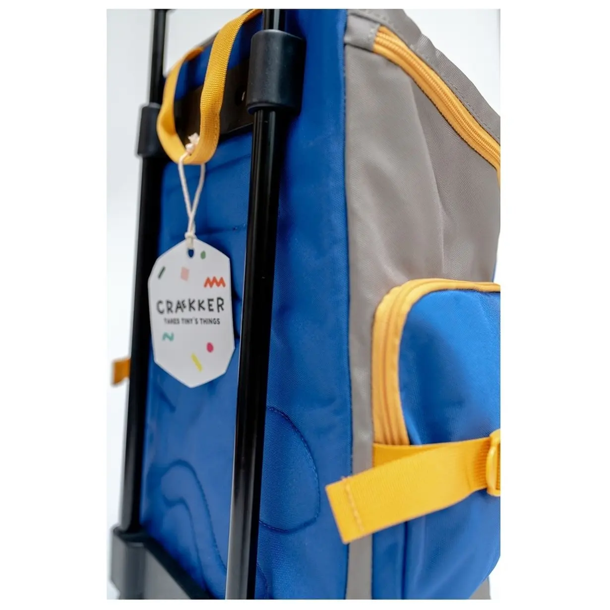Kids Trolley Hankie - Blau - Grün - Ocker