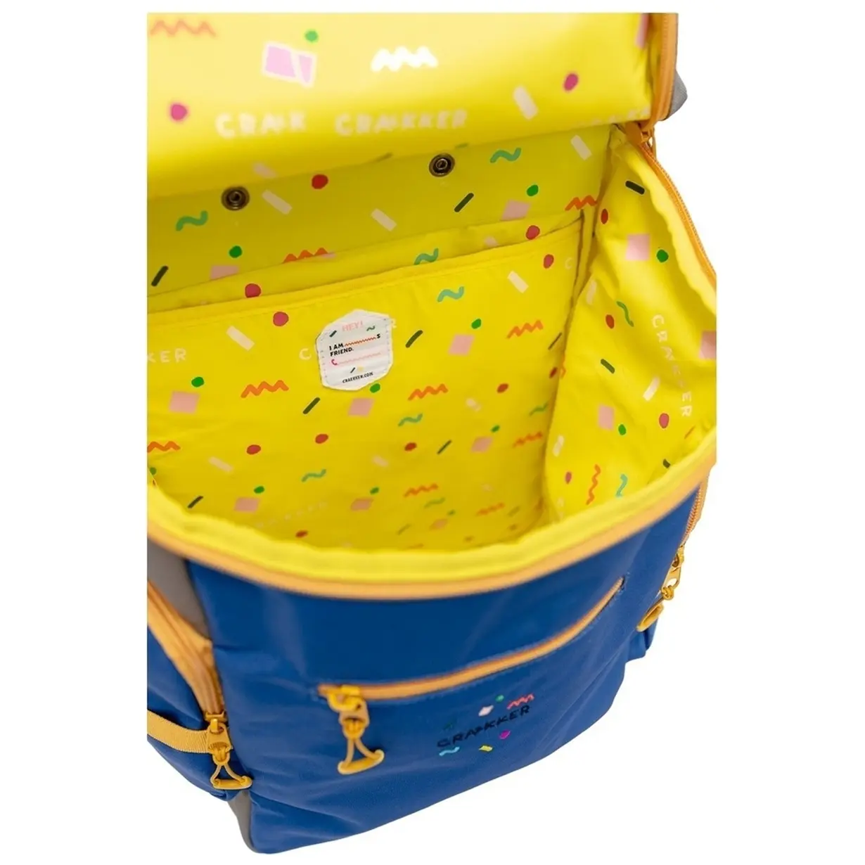 Kids Trolley Hankie - Blau - Grün - Ocker