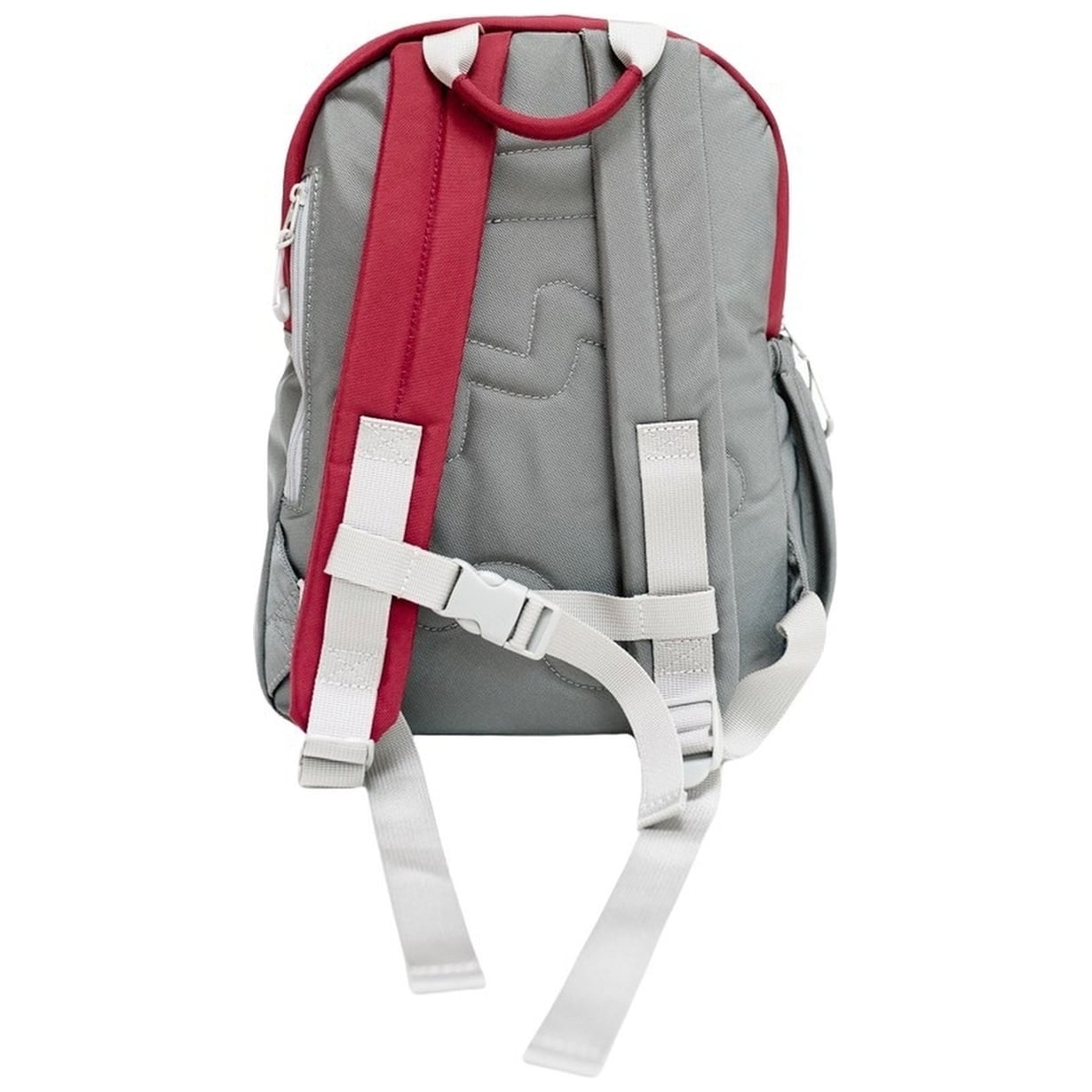 craekker_rook_rot_grau_2 Kids Backpack ROOK - Bordeaux - Grau