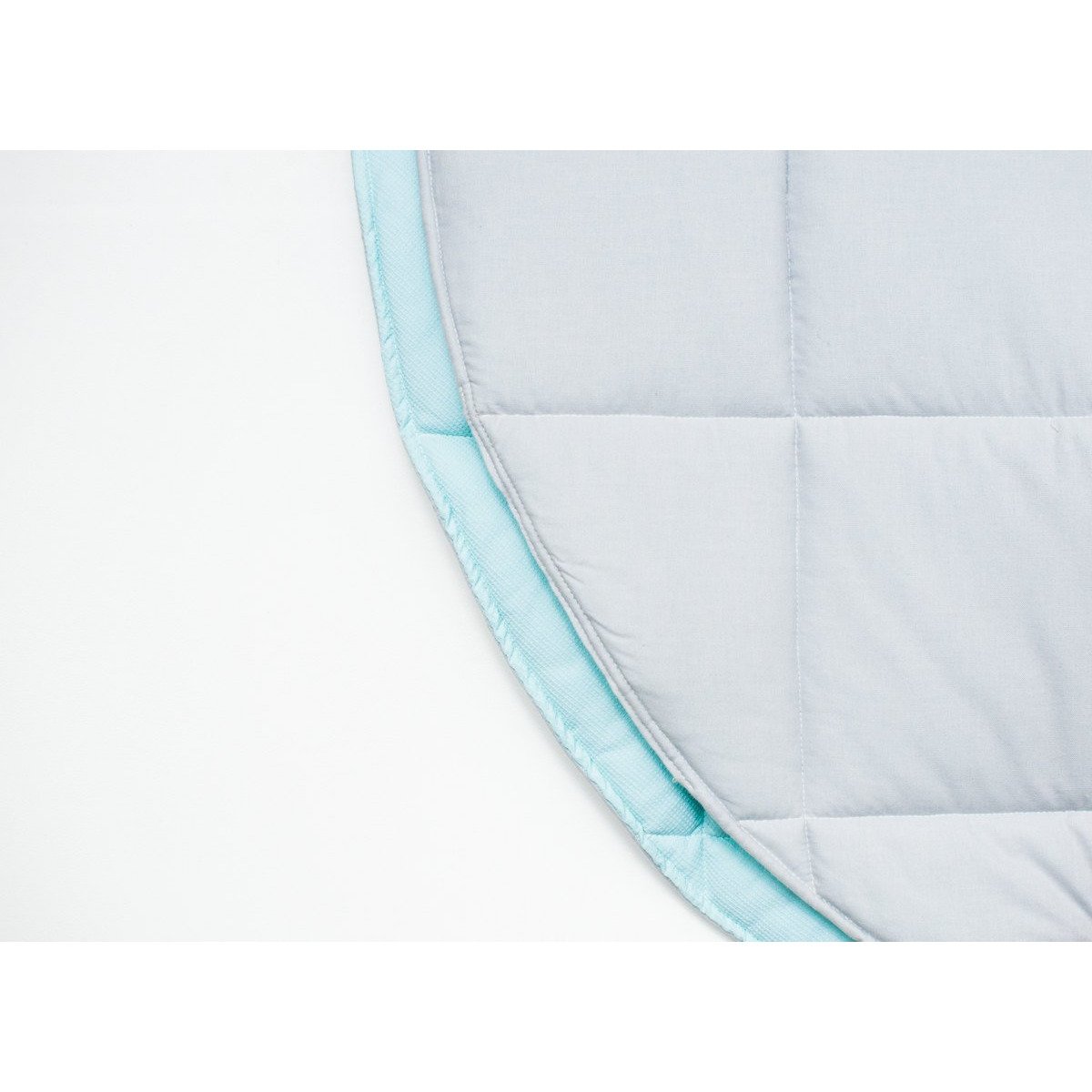 Steppdecke, Grau-Mint