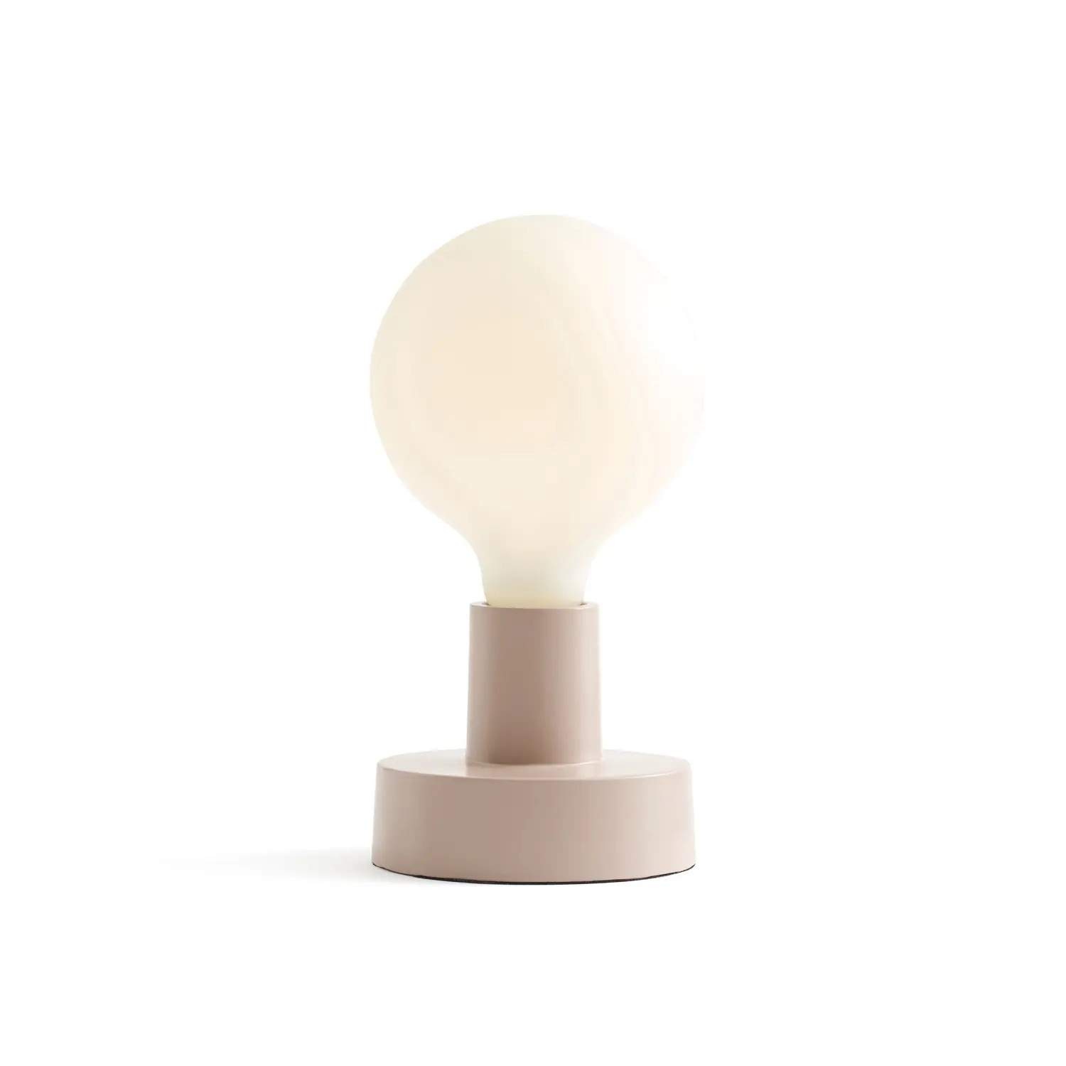 Tisch-/Wandlampe Metall rosa Ø 12 cm.