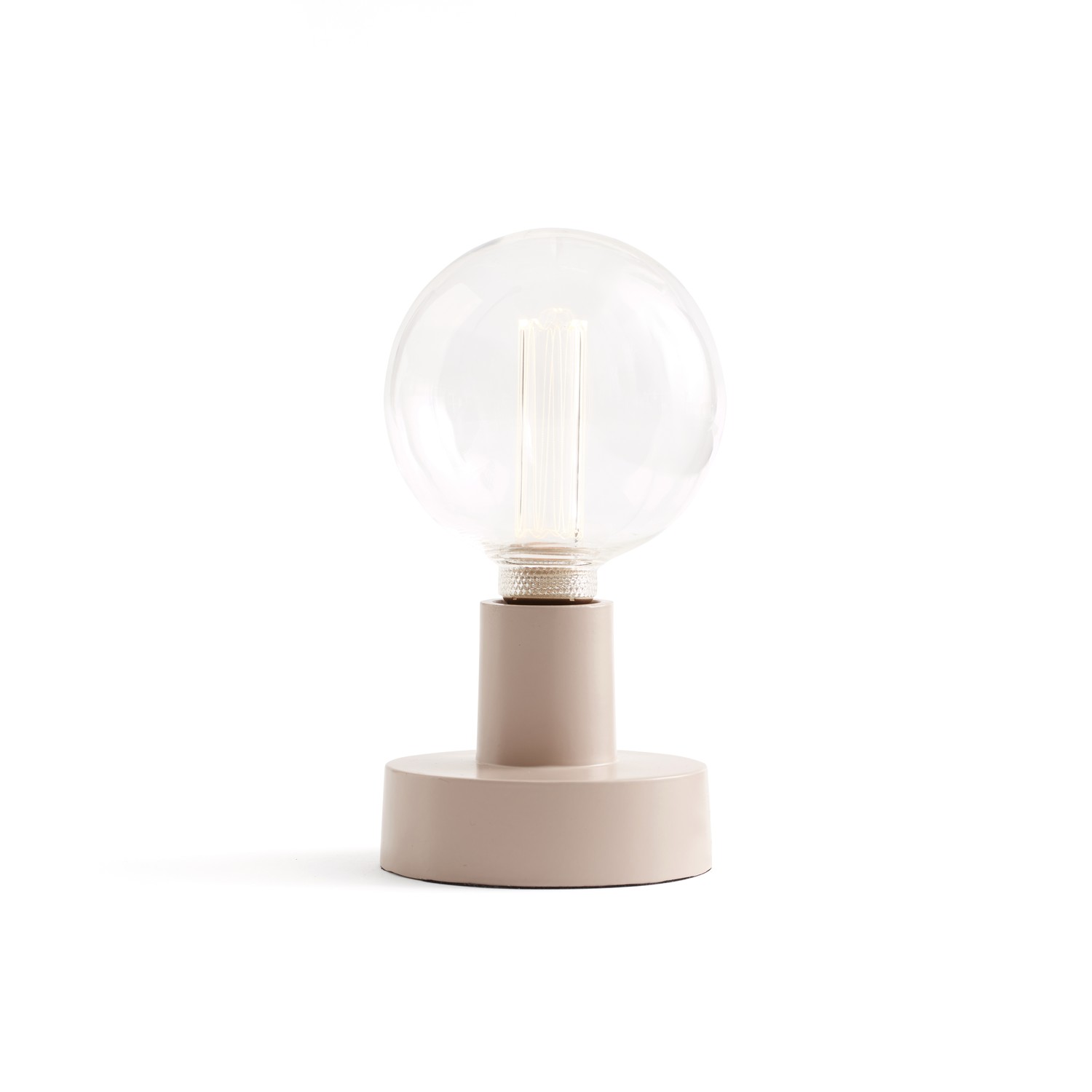kids_concept-1000400a Tisch-/Wandlampe Metall rosa Ø 12 cm.