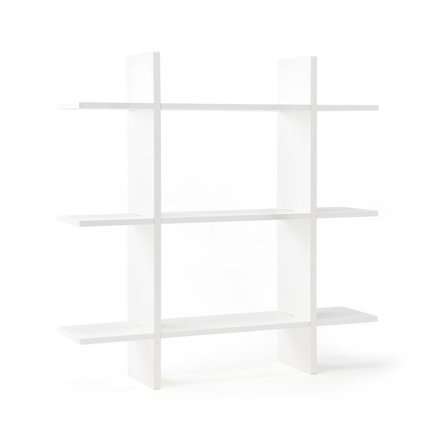 kids_concept-1000438 Wandregal 3 Ebenen 70x70 cm weiss