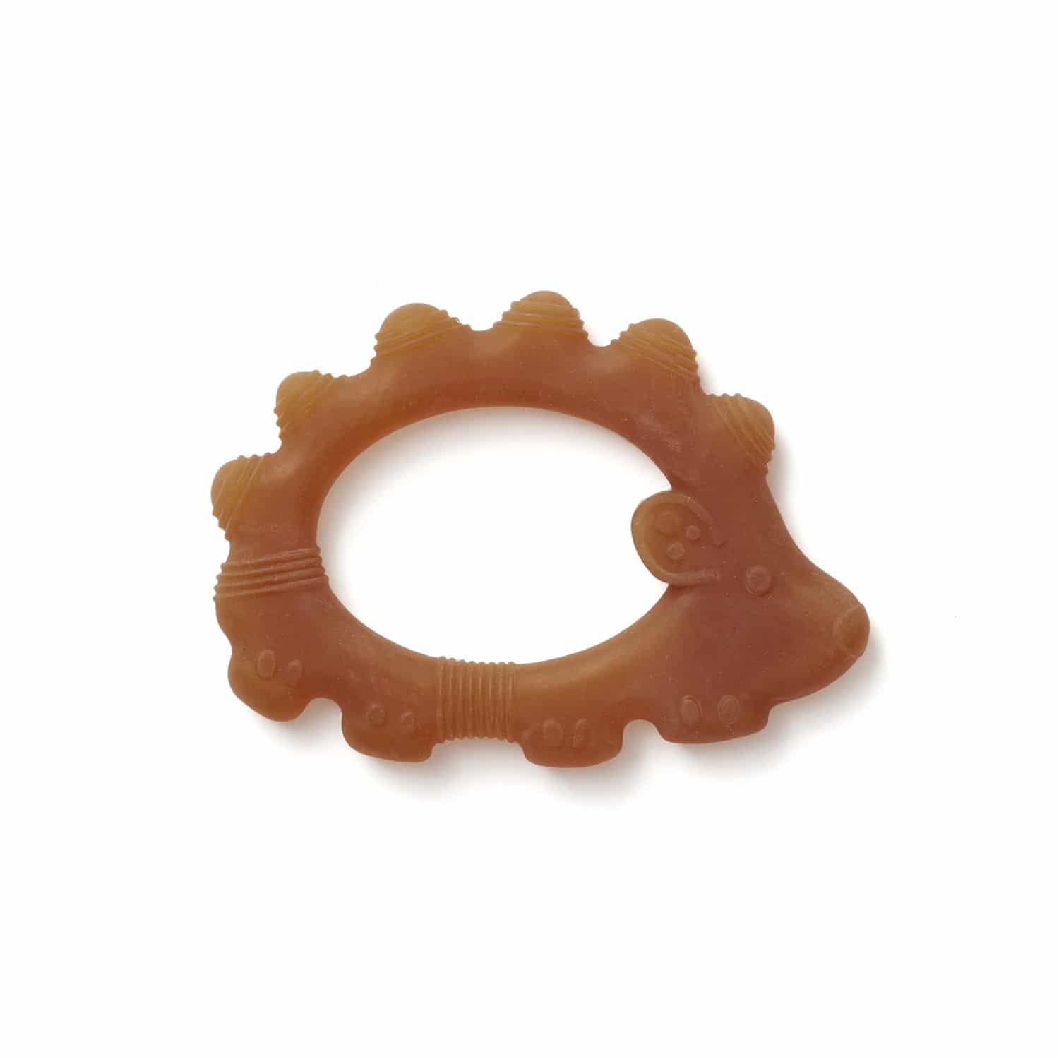 kids_concept-1000459 Beissring Igel Naturgummi 10 cm weiss