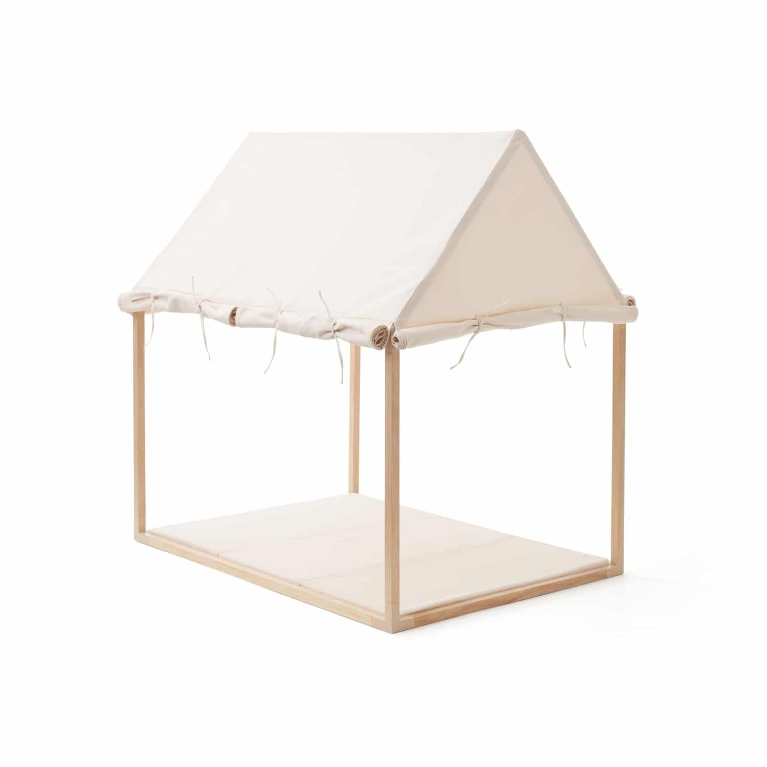 kids_concept-1000473k Hauszelt 110x80 cm, H 119 cm beige