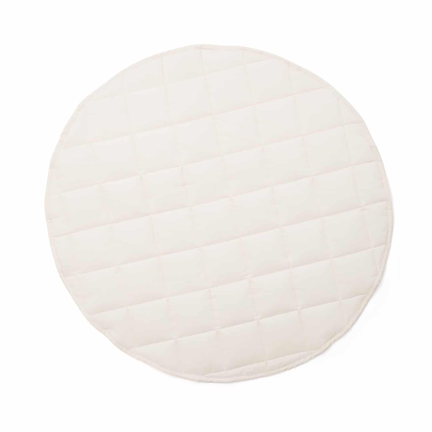 Spielteppich rund Ø 80 cm beige