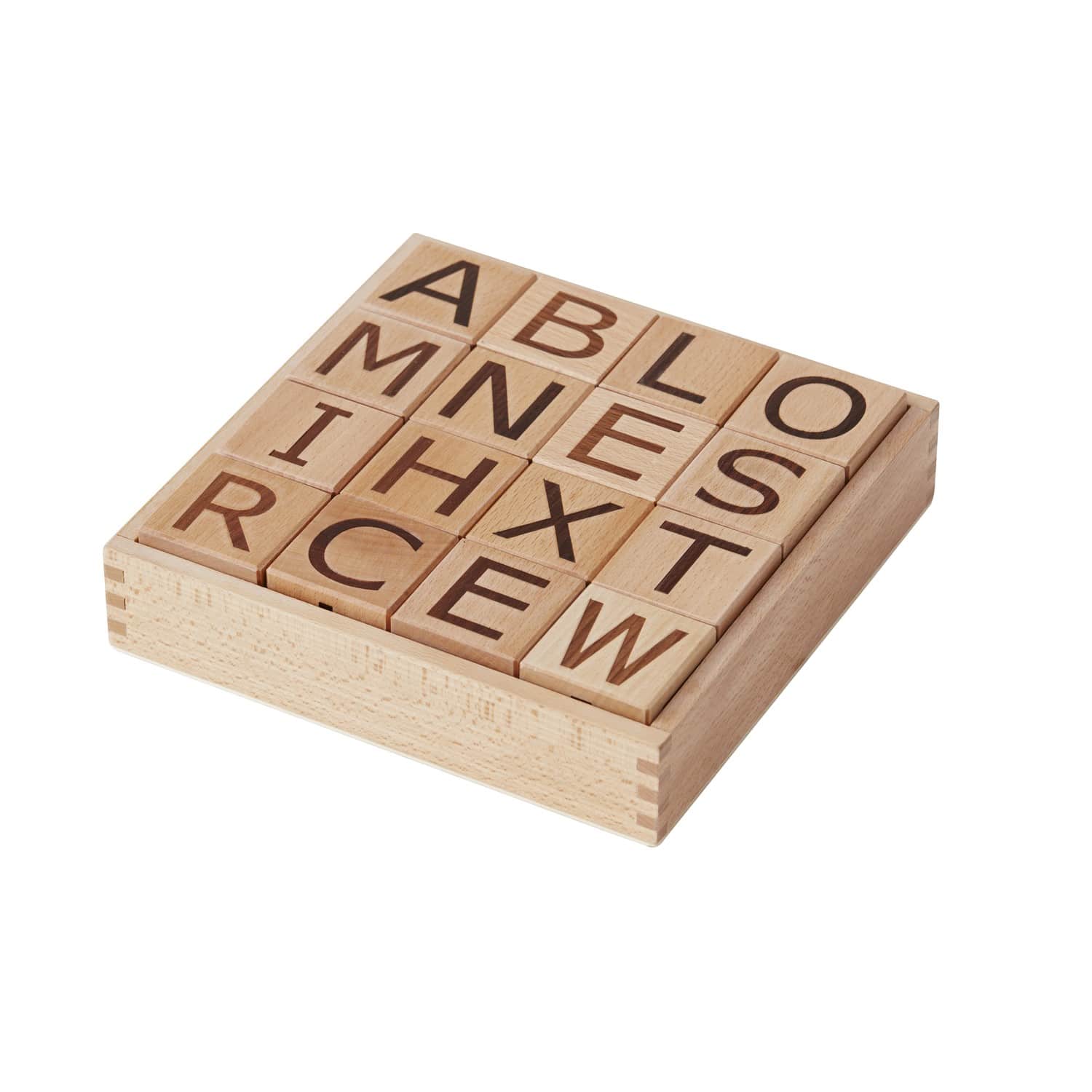 Buchstaben-Klötze NEO natural