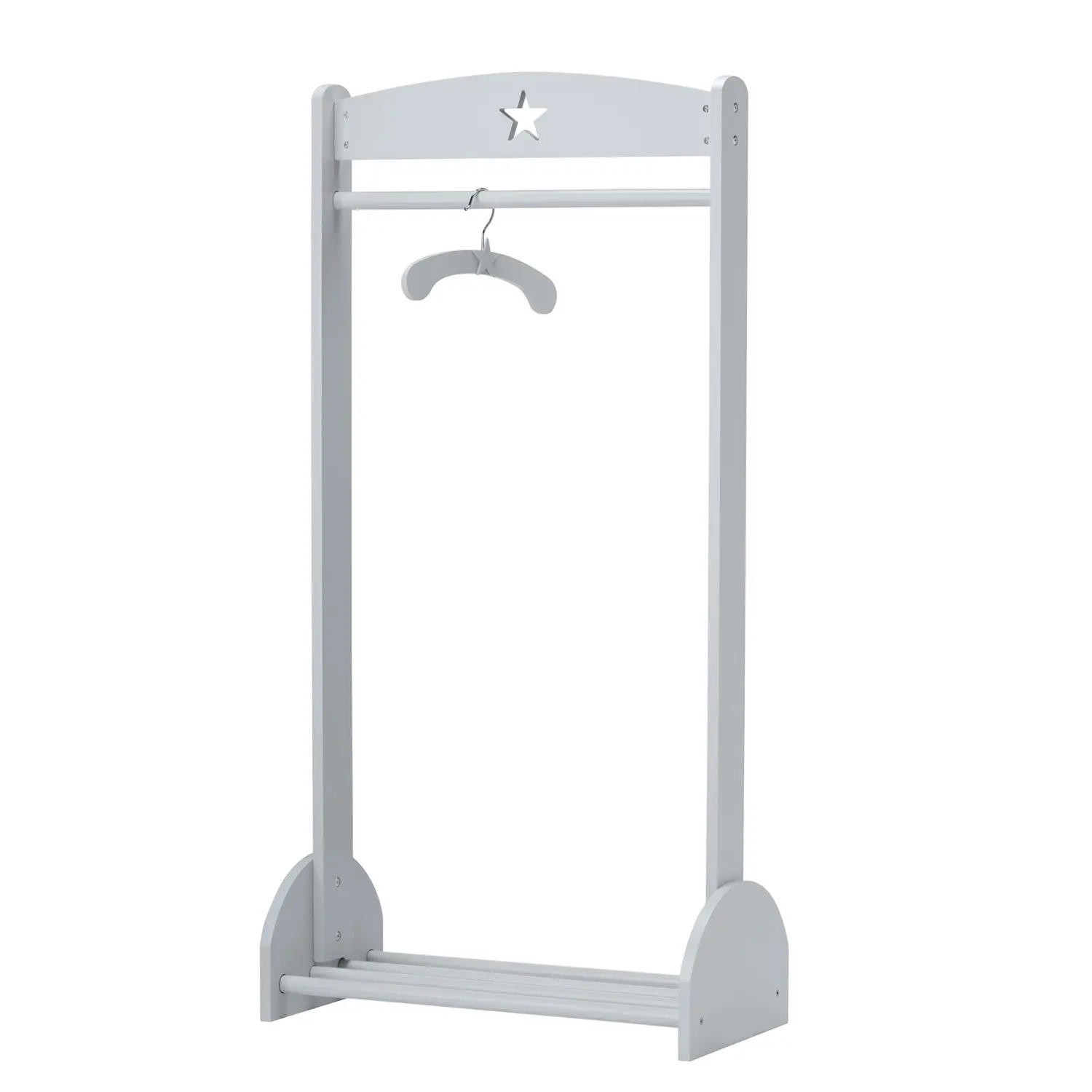 kids_concept-700096 Kleidergarderobe groß, grau