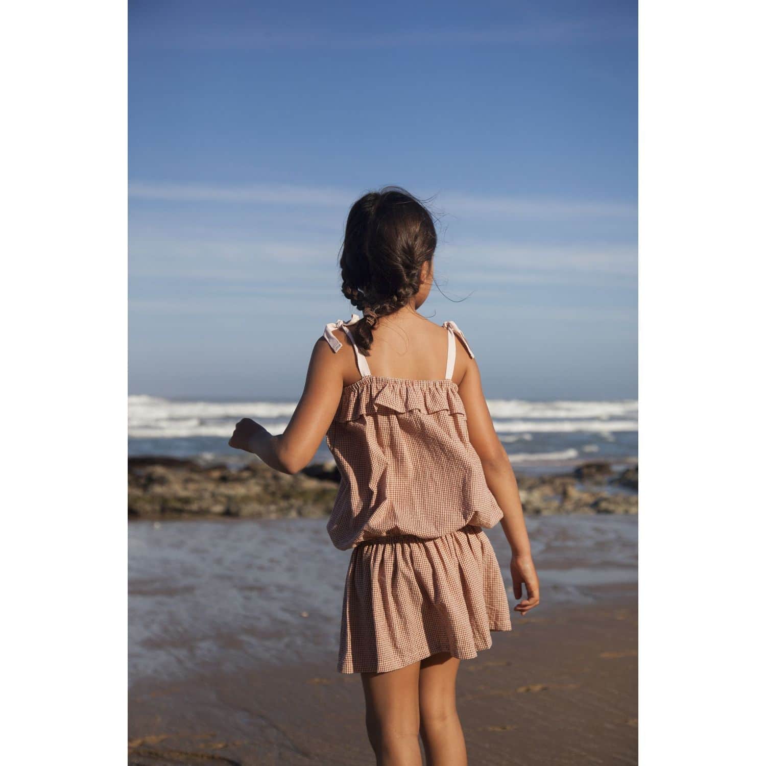 kleid_swann_terracota_gingham3 Kleid Swann, Terracota Gingham