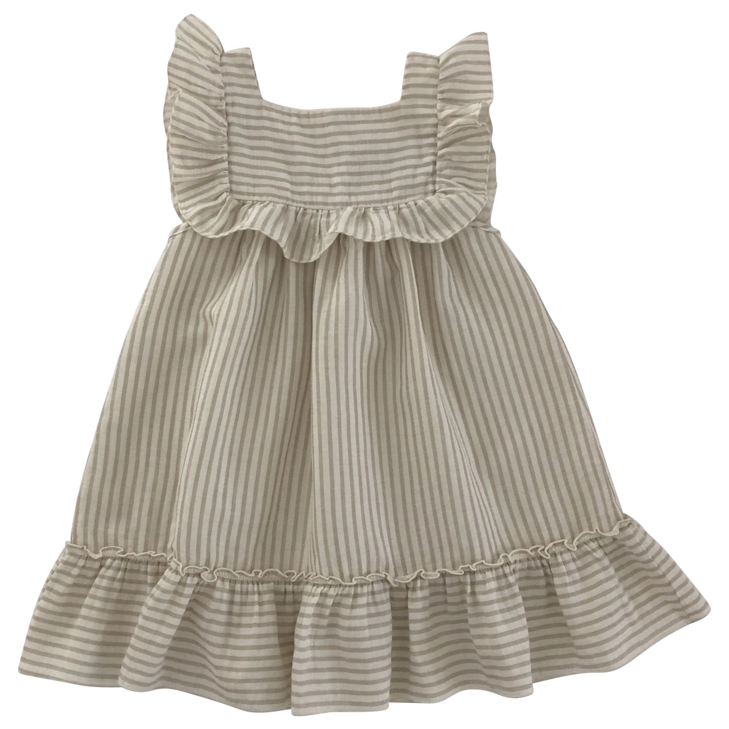 Lina Dress, Sandy Stripes