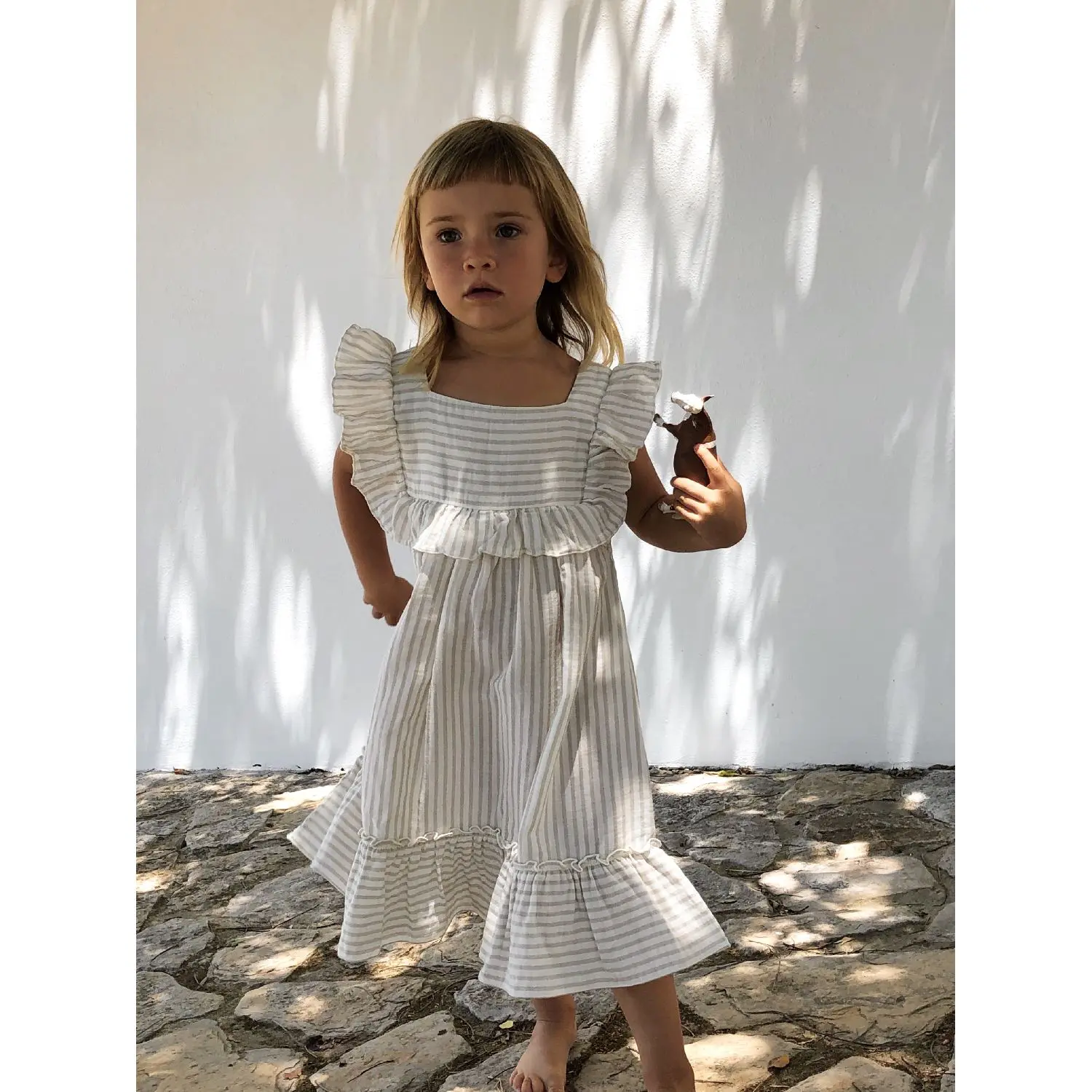 lina_dress_stripes Lina Dress, Sandy Stripes