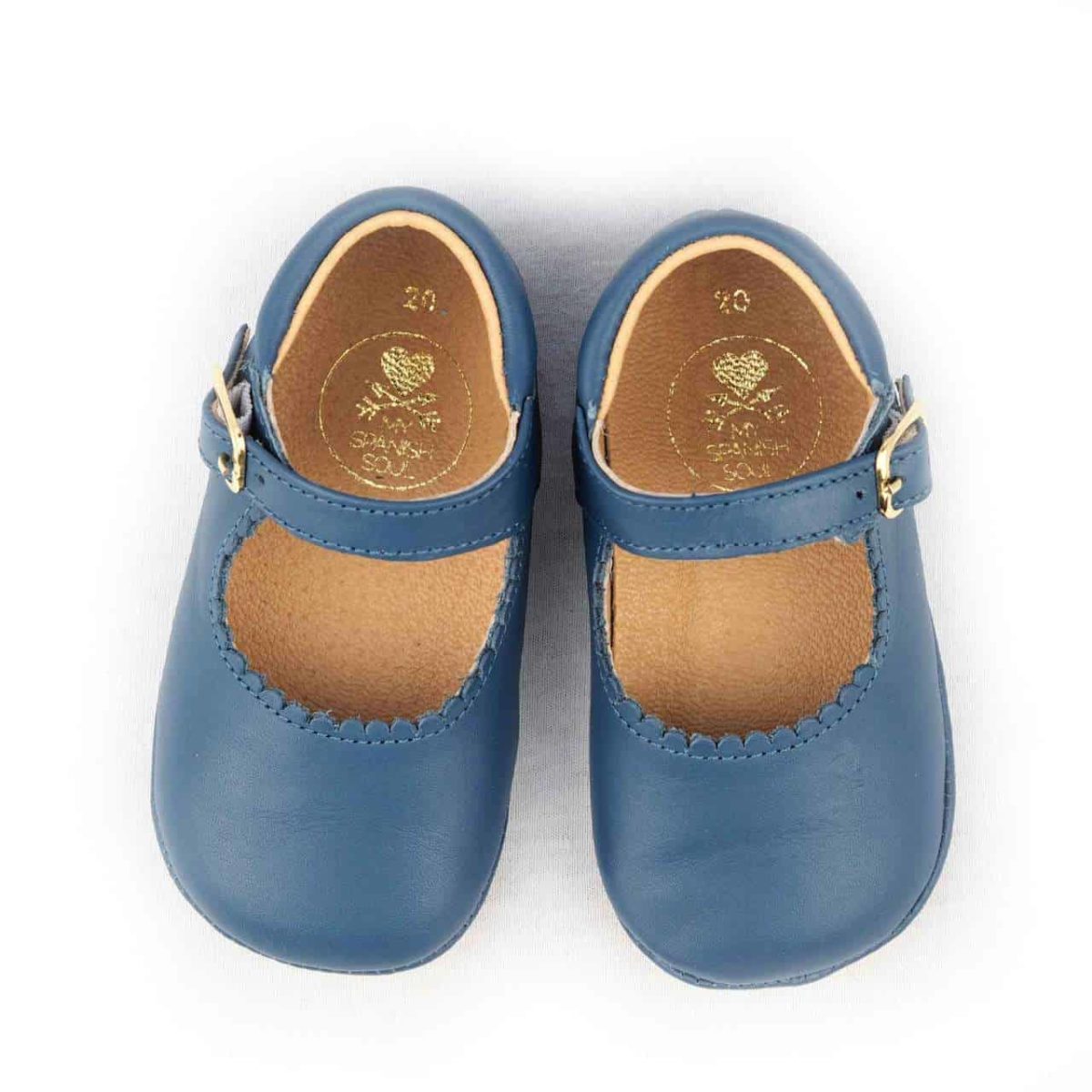Mädchen Baby Schuhe Leder Neugeborenen Säugling Echtleder weiß Made In Spain