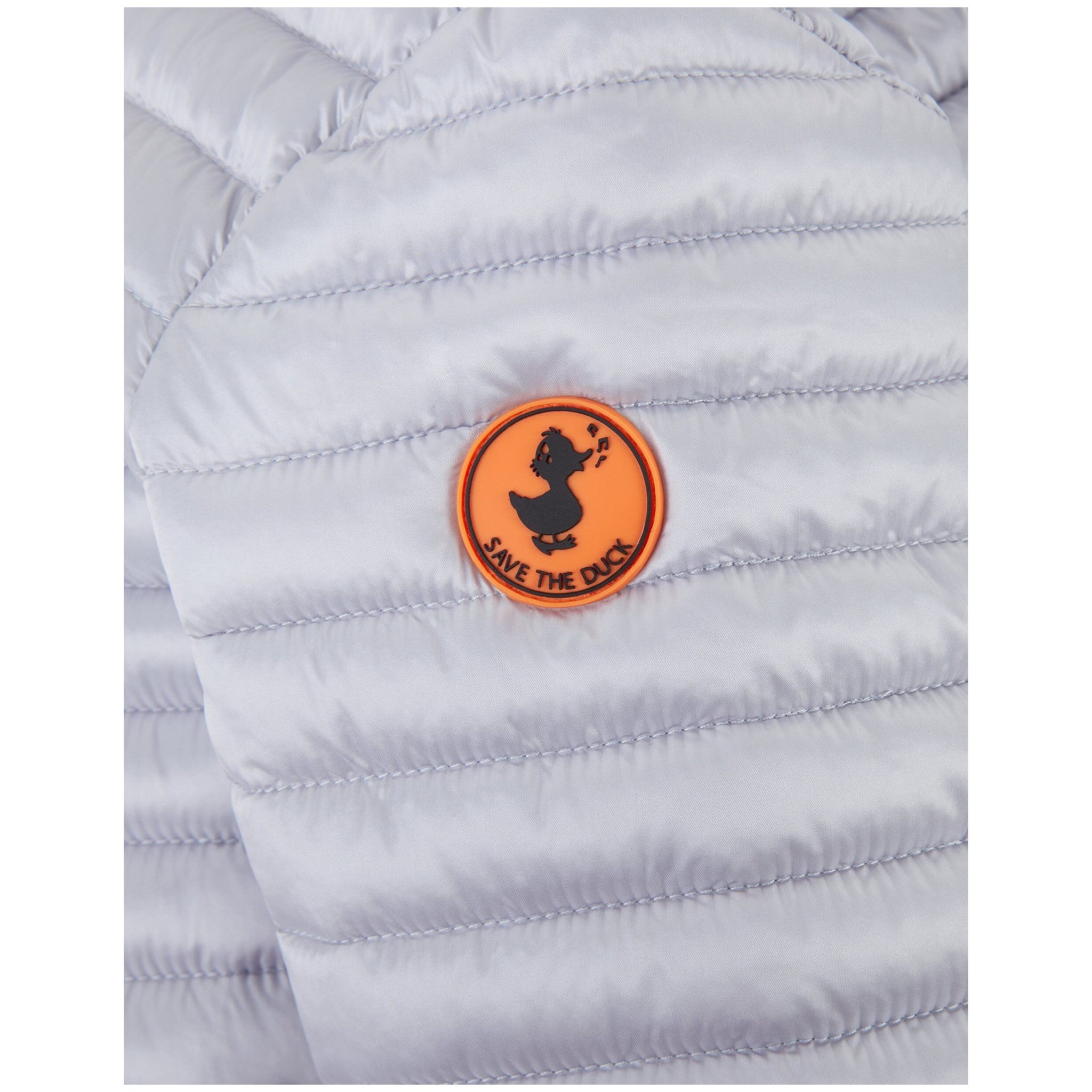 savetheduck_crystalgrey_detail Übergangsjacke, Vegan Down - Crystal Grey