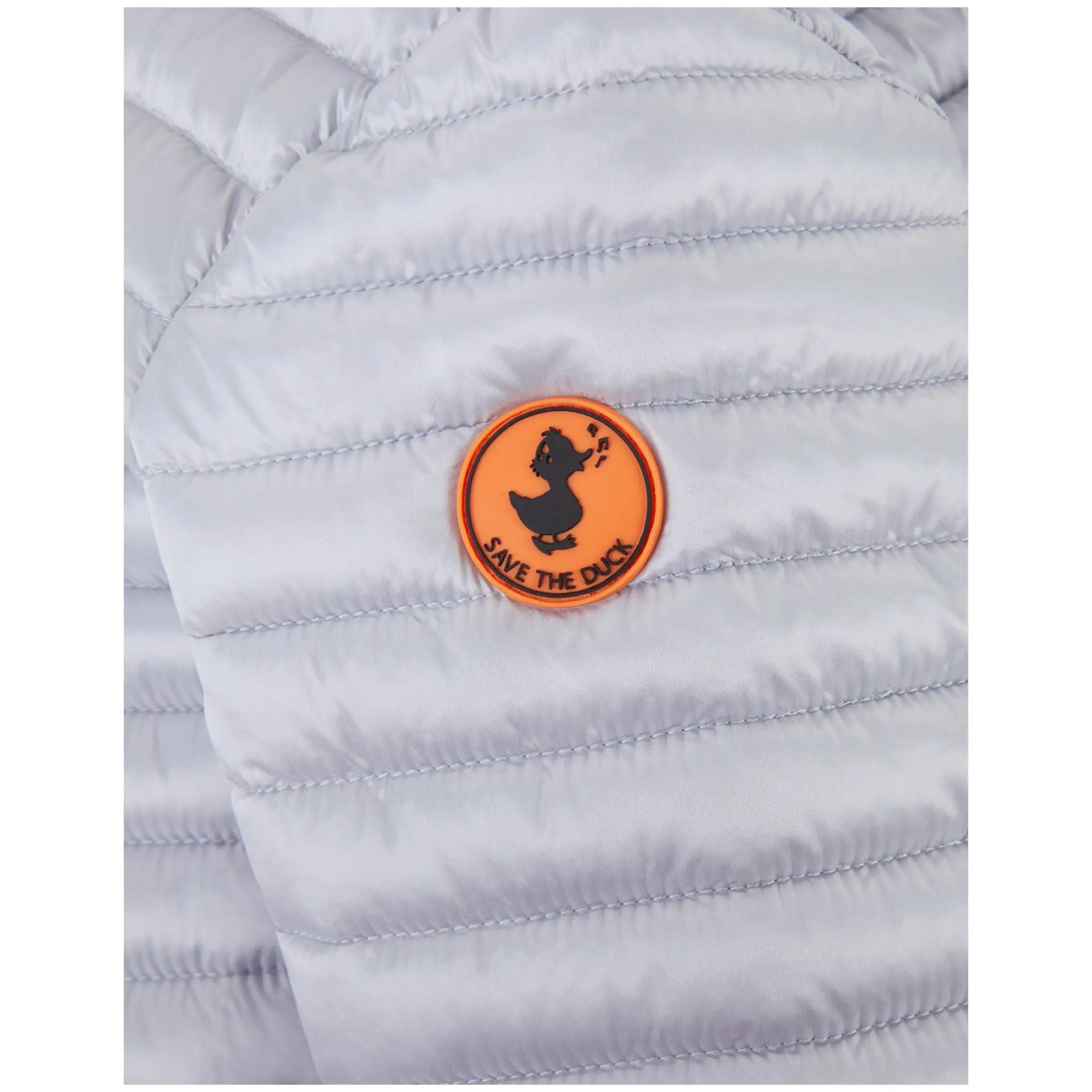savetheduck_crystalgrey_detail Übergangsjacke, Vegan Down - Crystal Grey