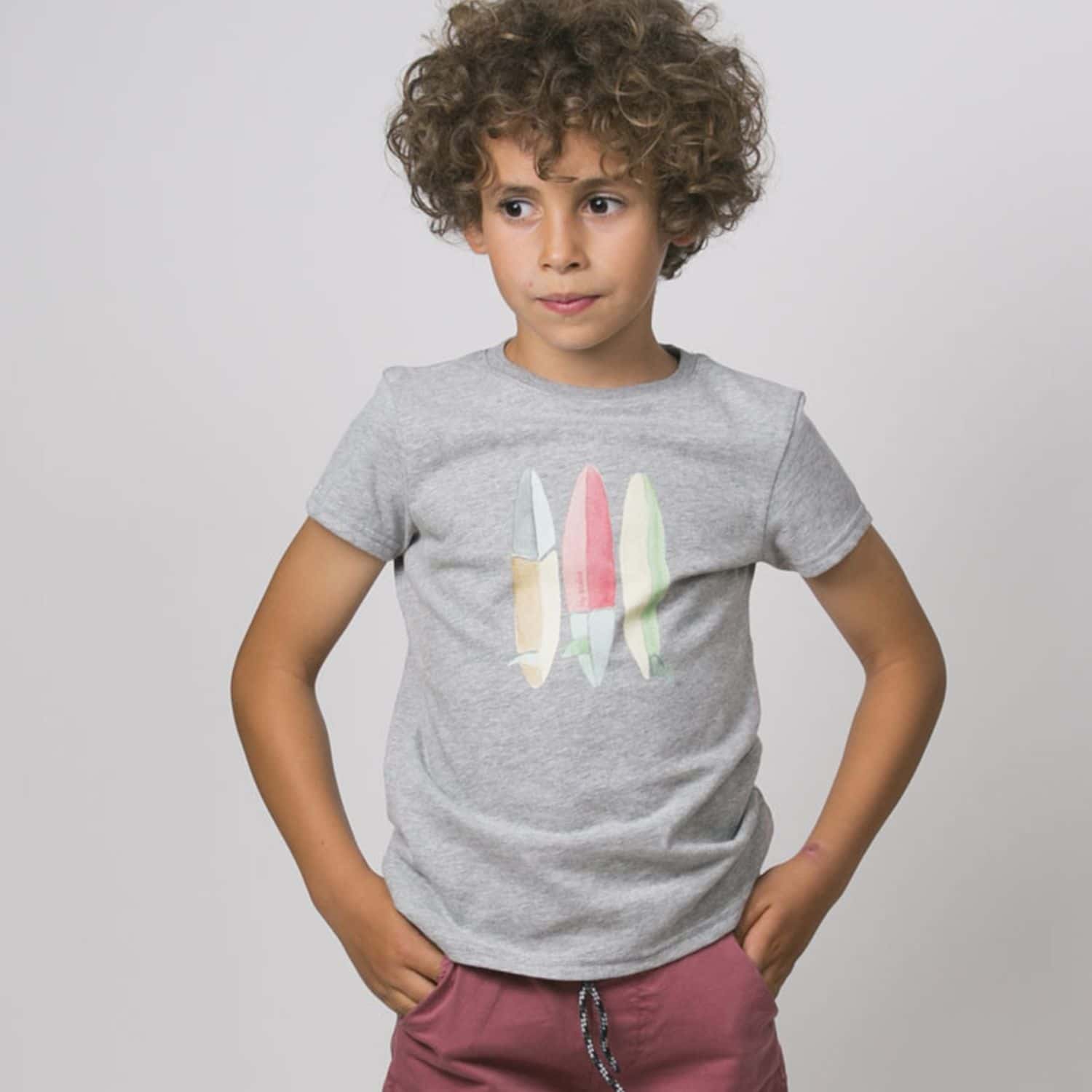 t_shirt_scotty_surfbretter_grauhero T-Shirt Scotty, Surfbretter, grau