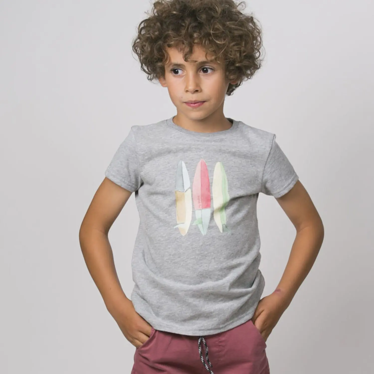 t_shirt_scotty_surfbretter_grauhero T-Shirt Scotty, Surfbretter, grau
