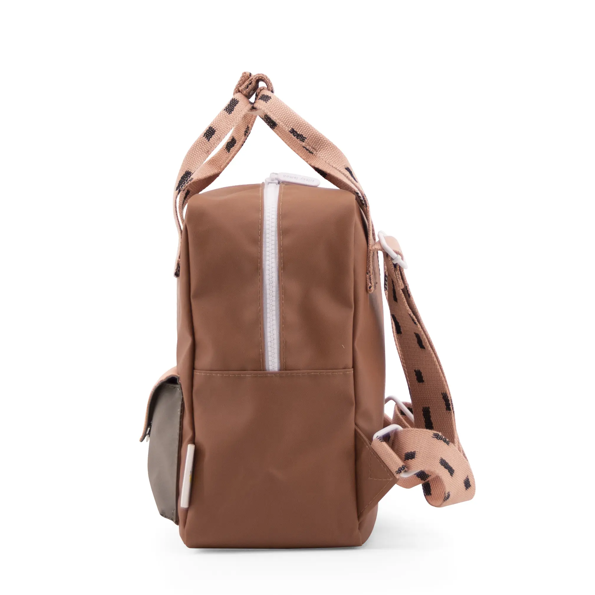sticky_lemon_1801546 - Sticky Lemon - side - product - backpack small - sprinkles envelope - cinnamon brown + lemona