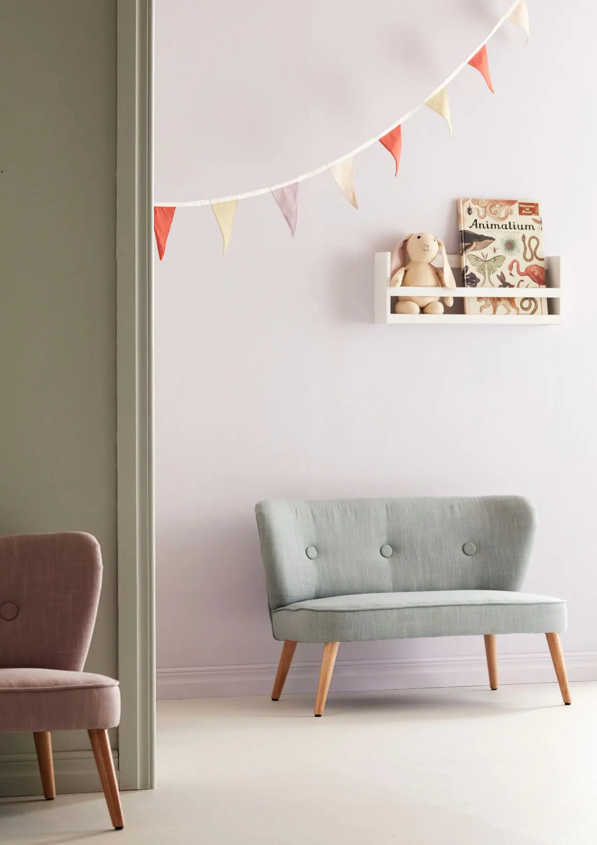 Sofa Hellblau