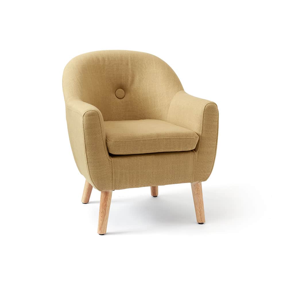 Sessel gelb-beige