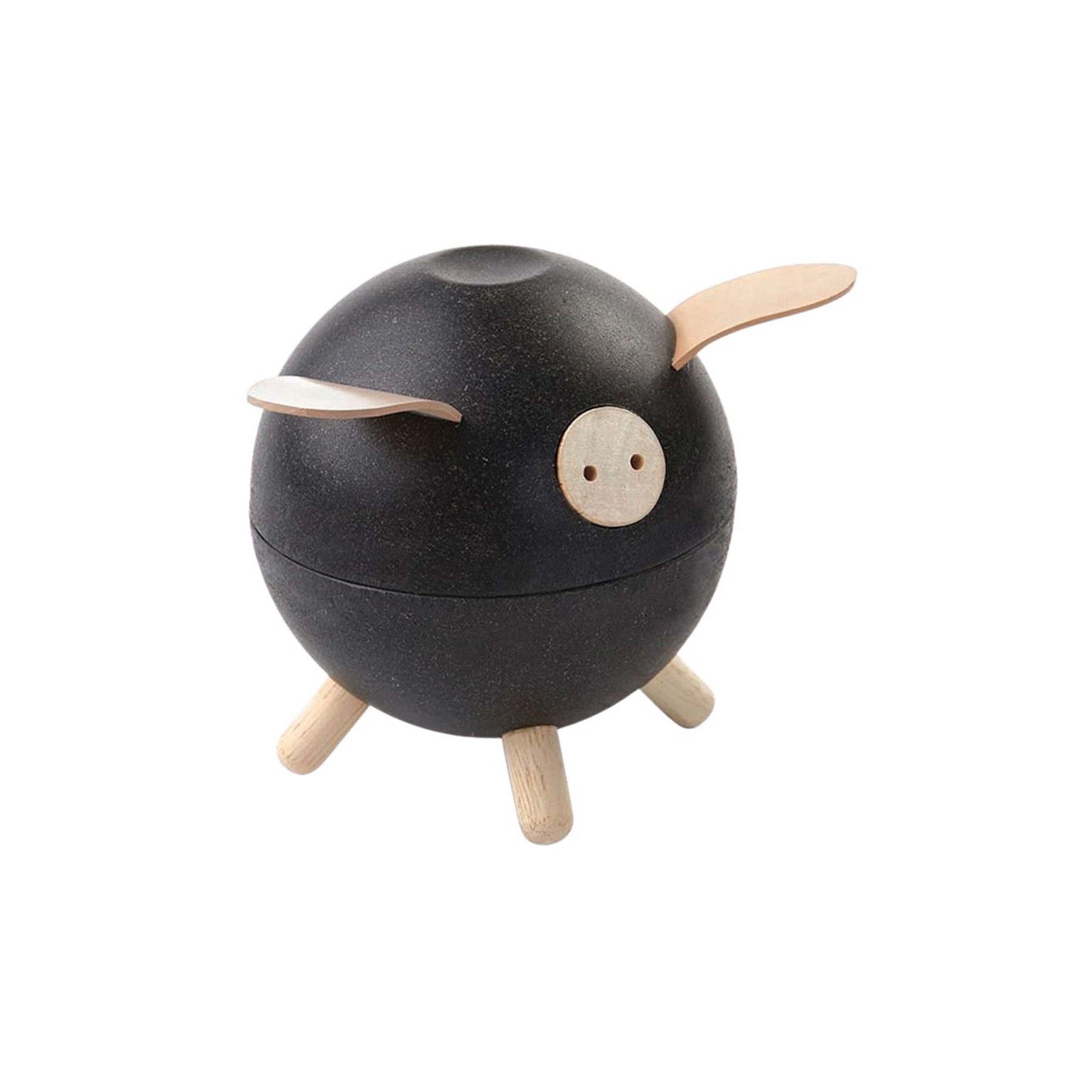 Spardose Schwein schwarz