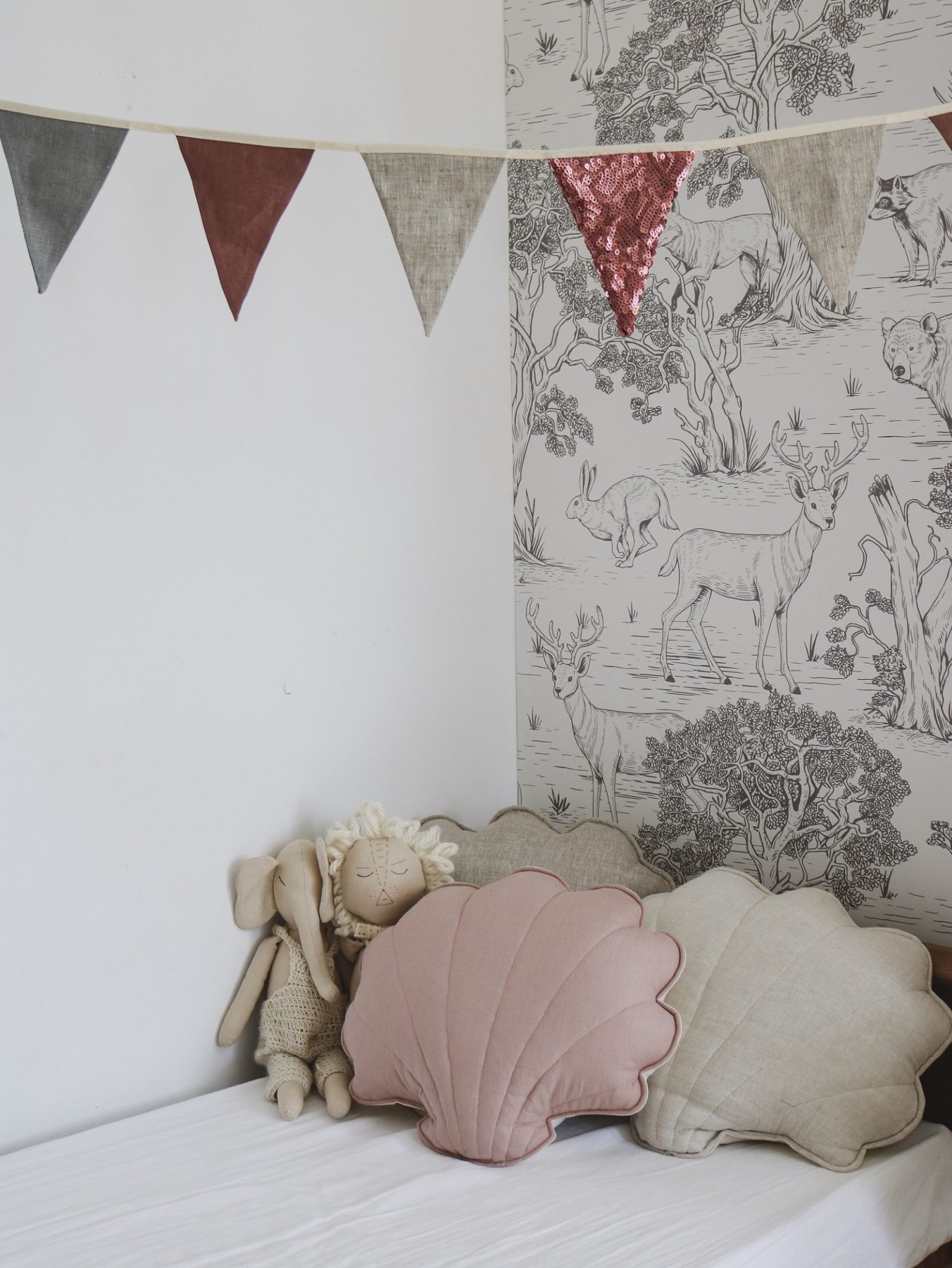Muschelkissen "Powder Pink"