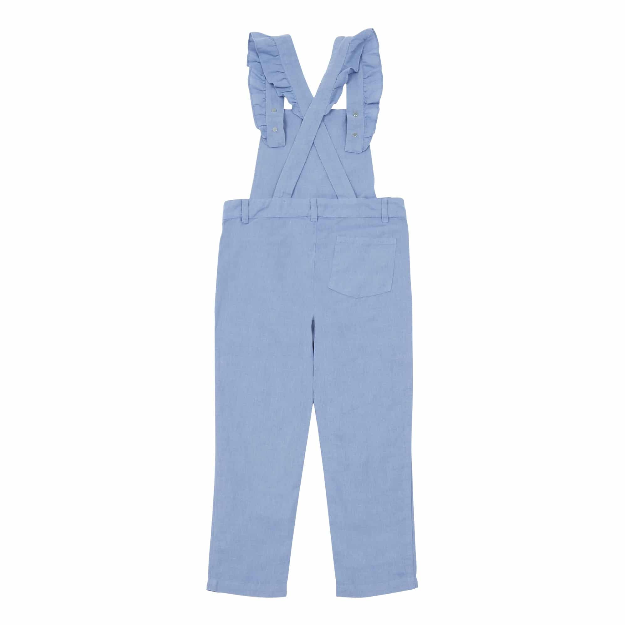 Georgette Overall Blau