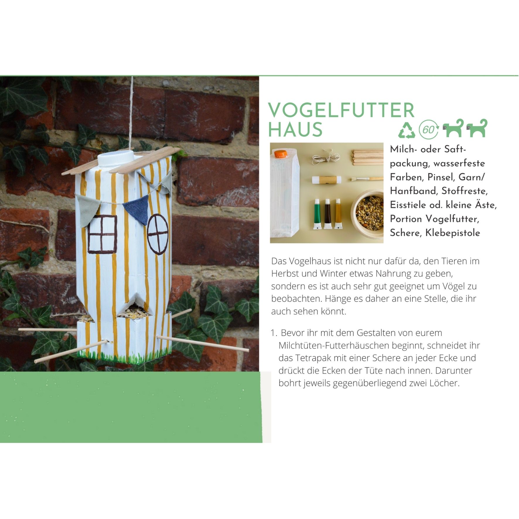 Vogelfutterhaus