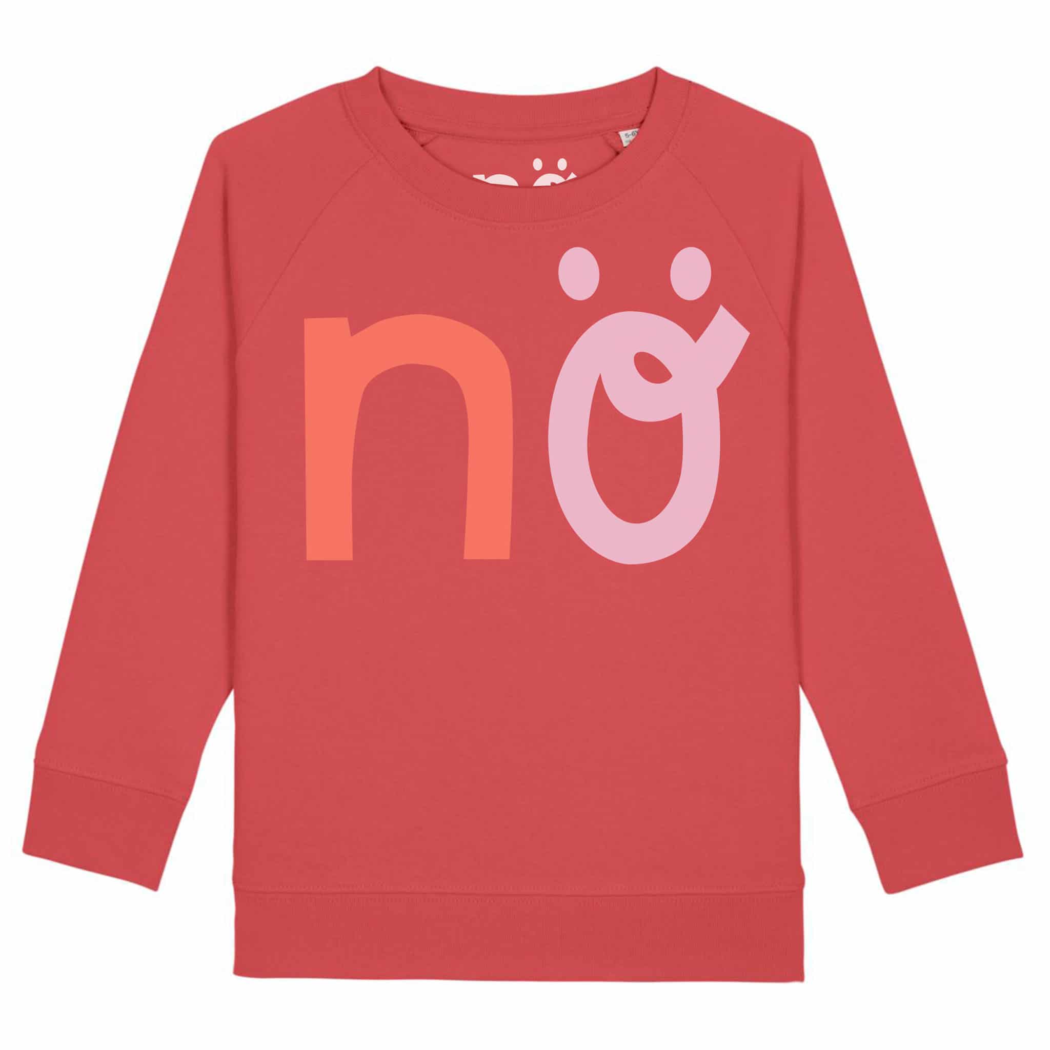 NÖ Kindersweater, Carmine Red