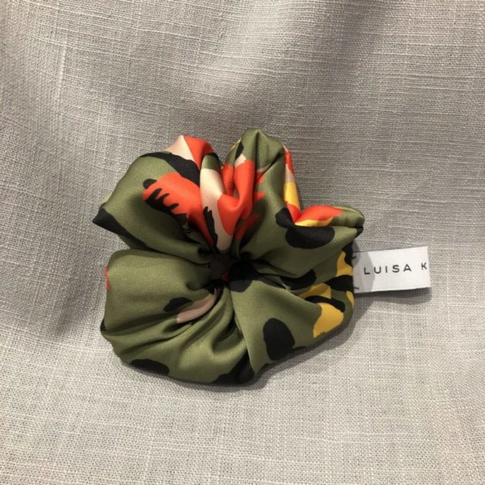 Scrunchie Leo Oliv