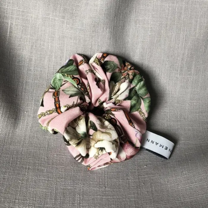 Scrunchie Rosé-Floral