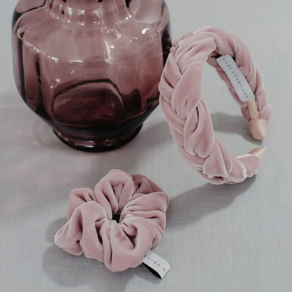 Scrunchie Samt Rosé