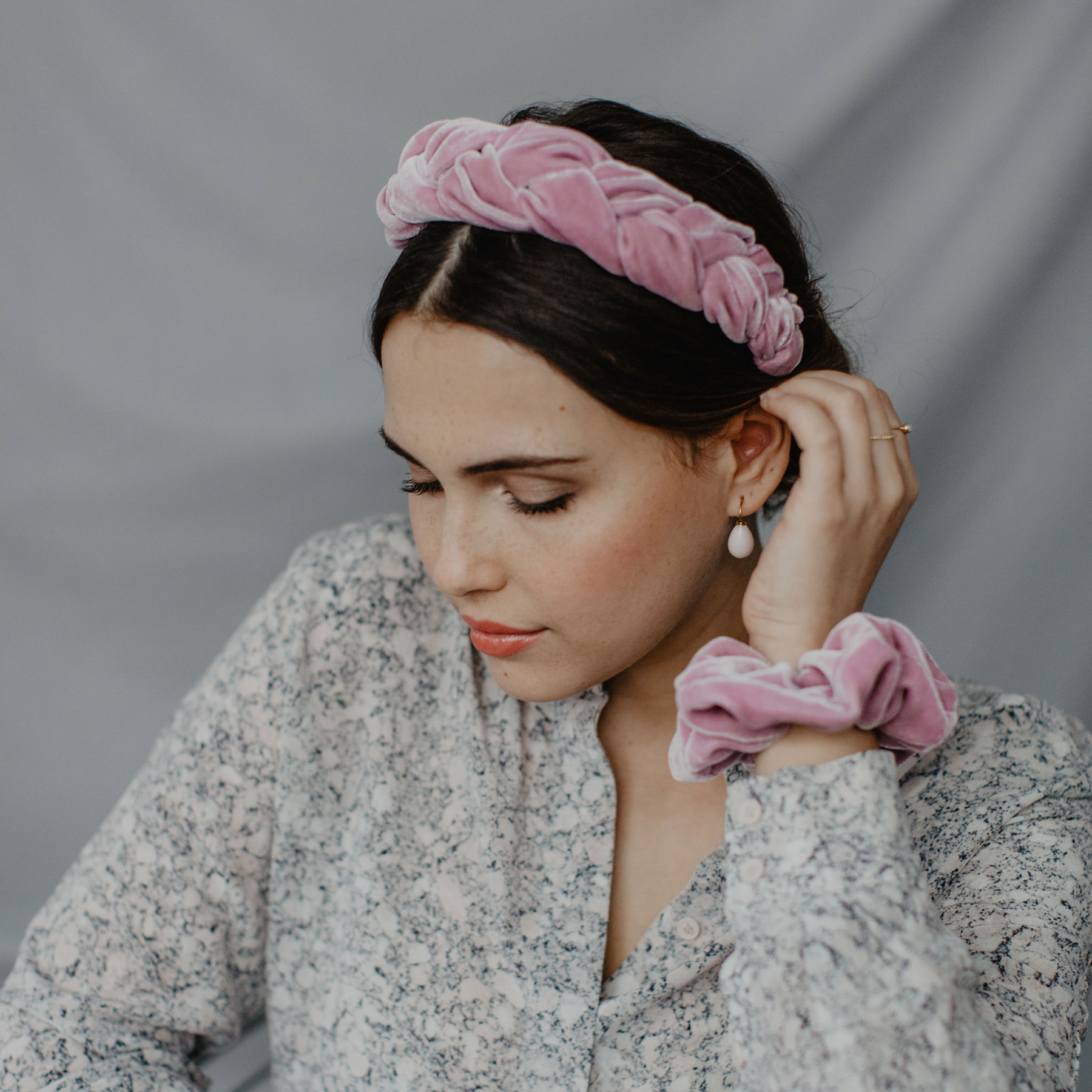 Scrunchie Samt Rosé_2
