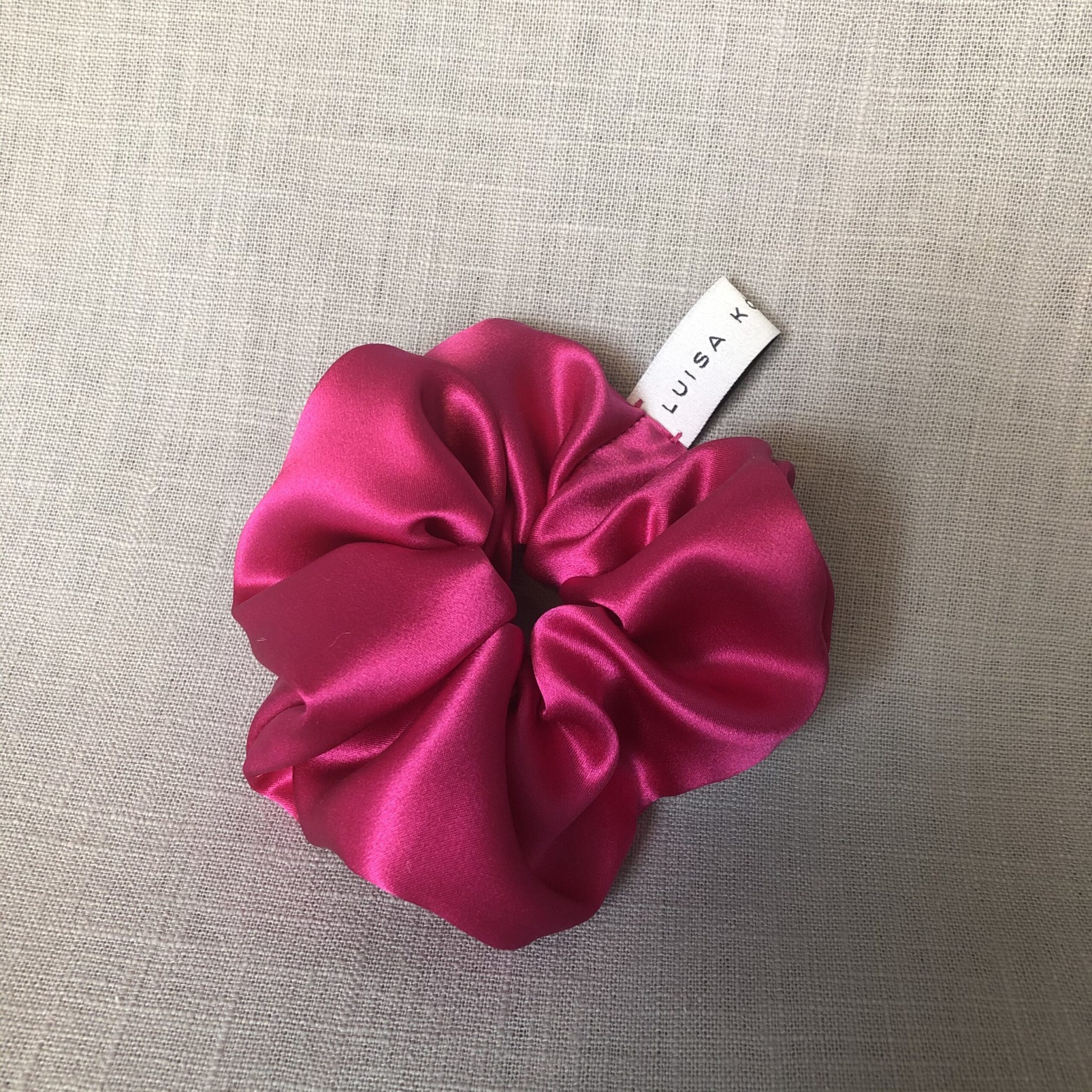 Scrunchie Satin Pink