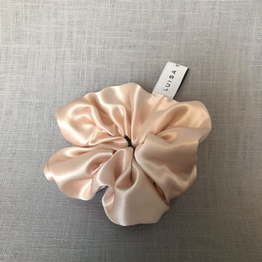 Scrunchie Satin Puderrosa