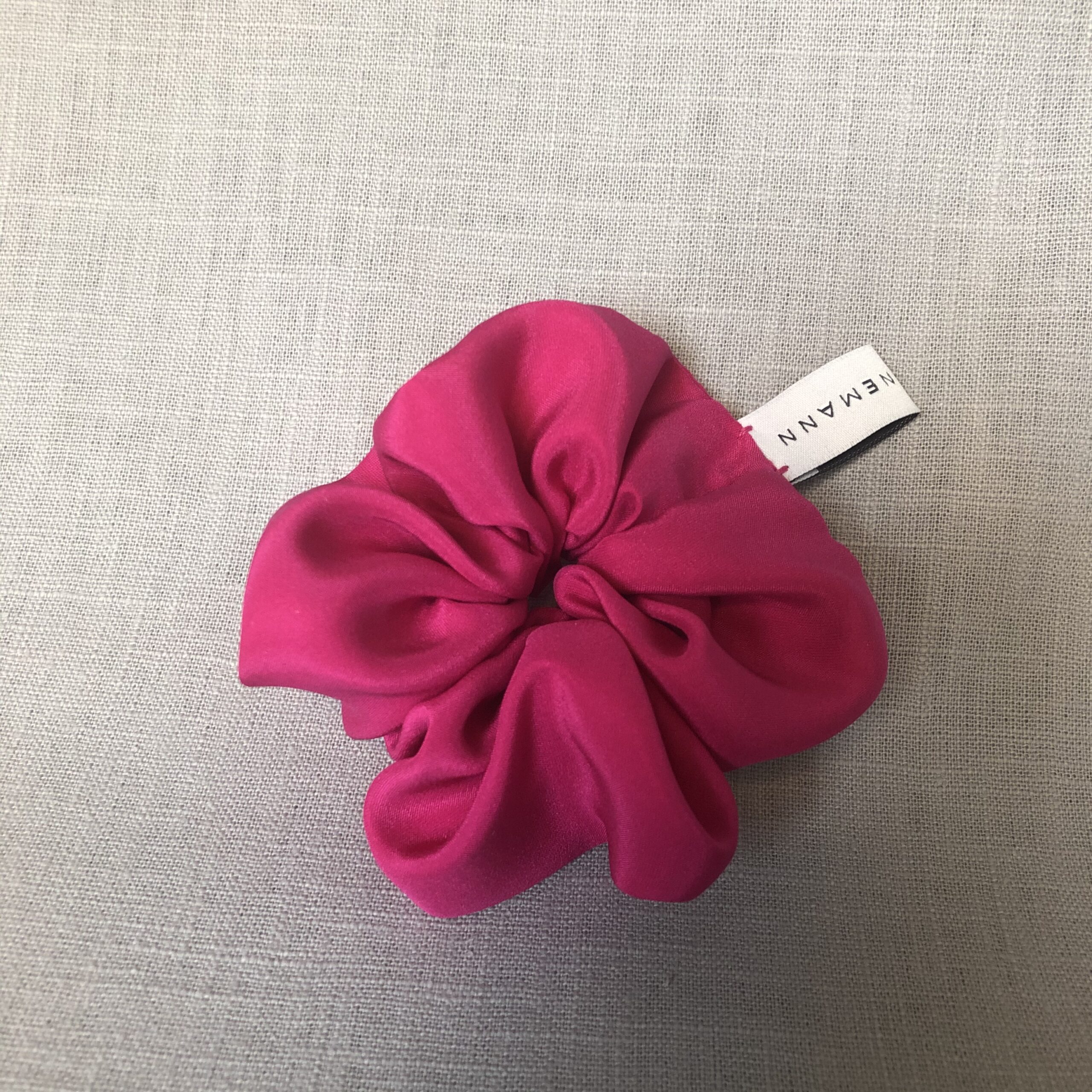 Scrunchie Satin-matt Pink