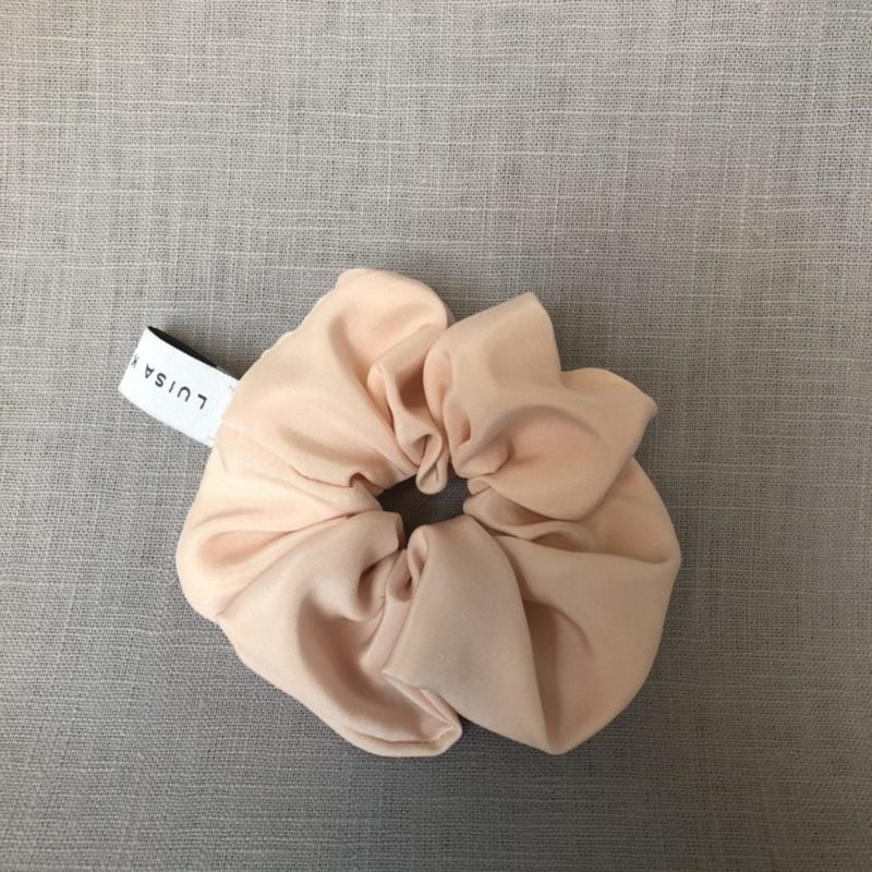 Scrunchie Satin-matt Puderrosa