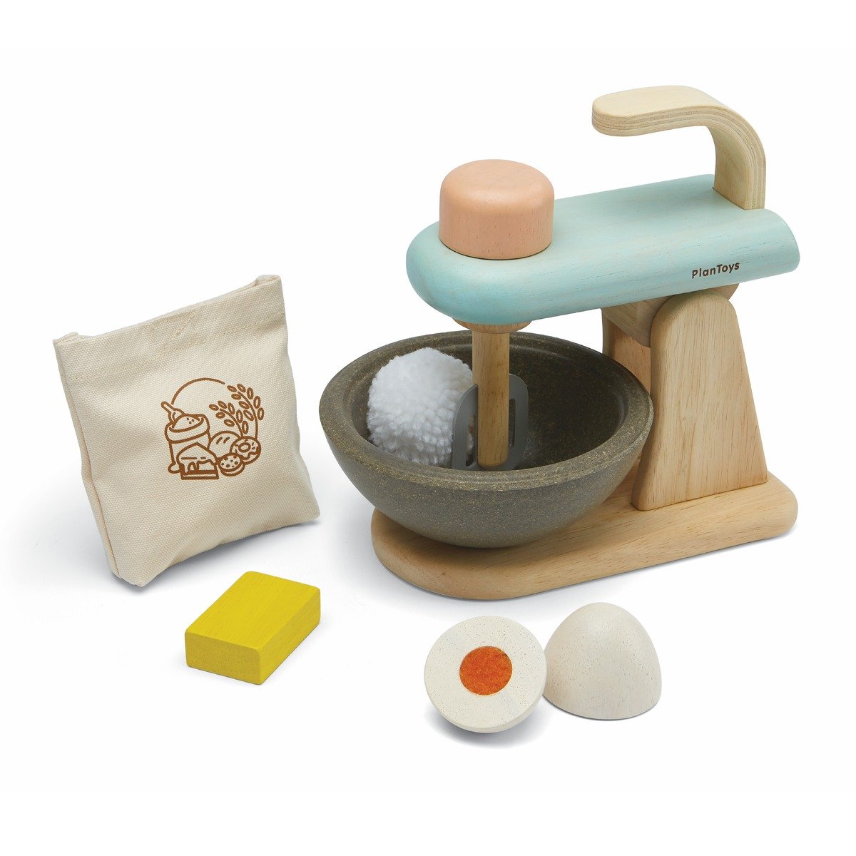 Küchenmaschinen Set aus Holz, 7-teilig