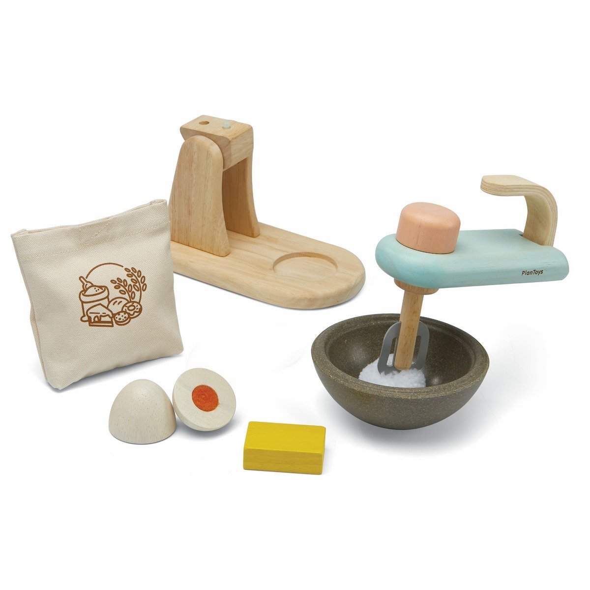 Küchenmaschinen Set aus Holz, 7-teilig