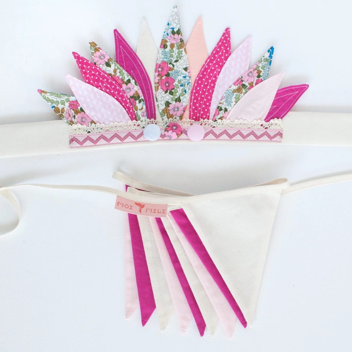 Federschmuck "Fuchsia Dizziness"