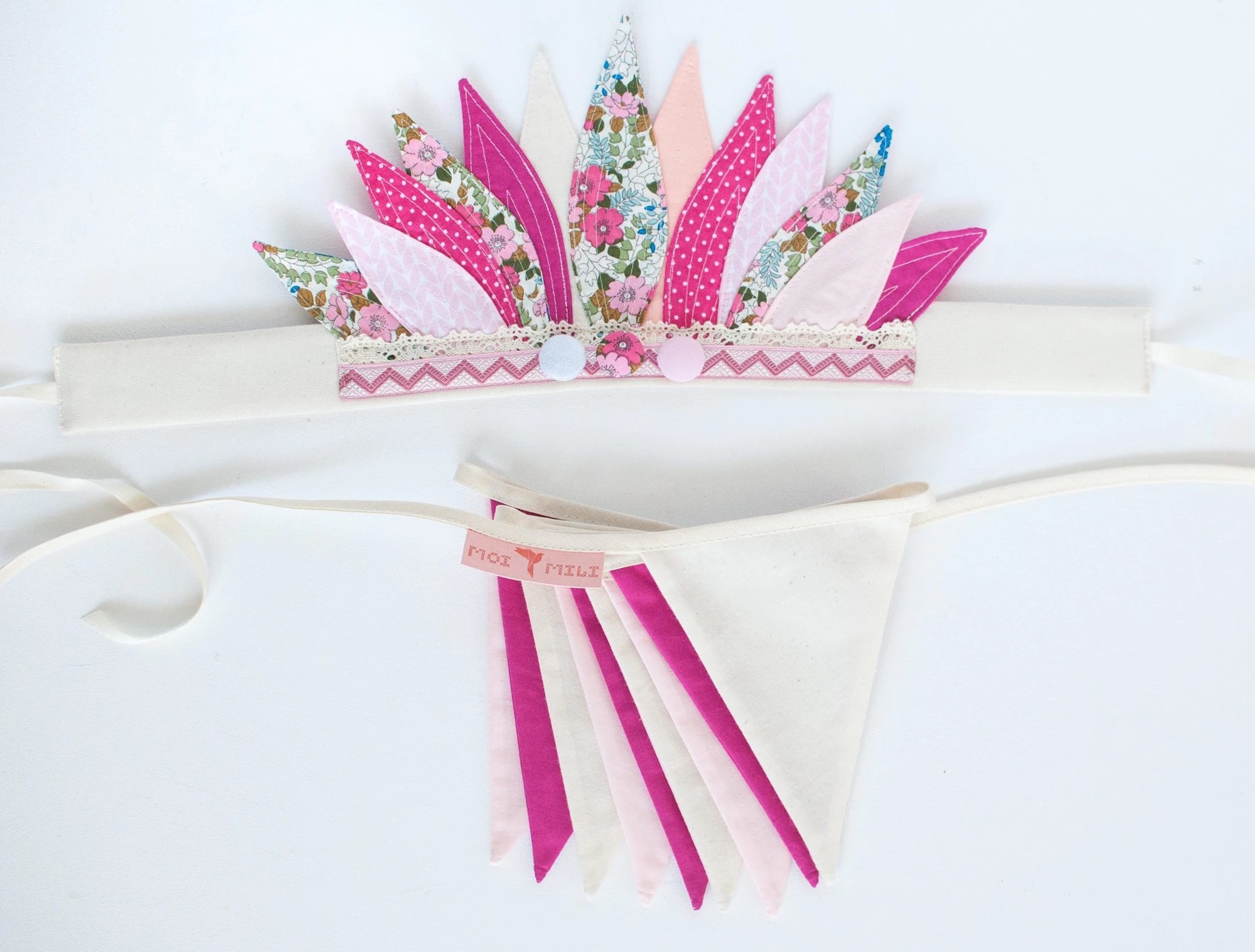 Federschmuck "Fuchsia Dizziness"
