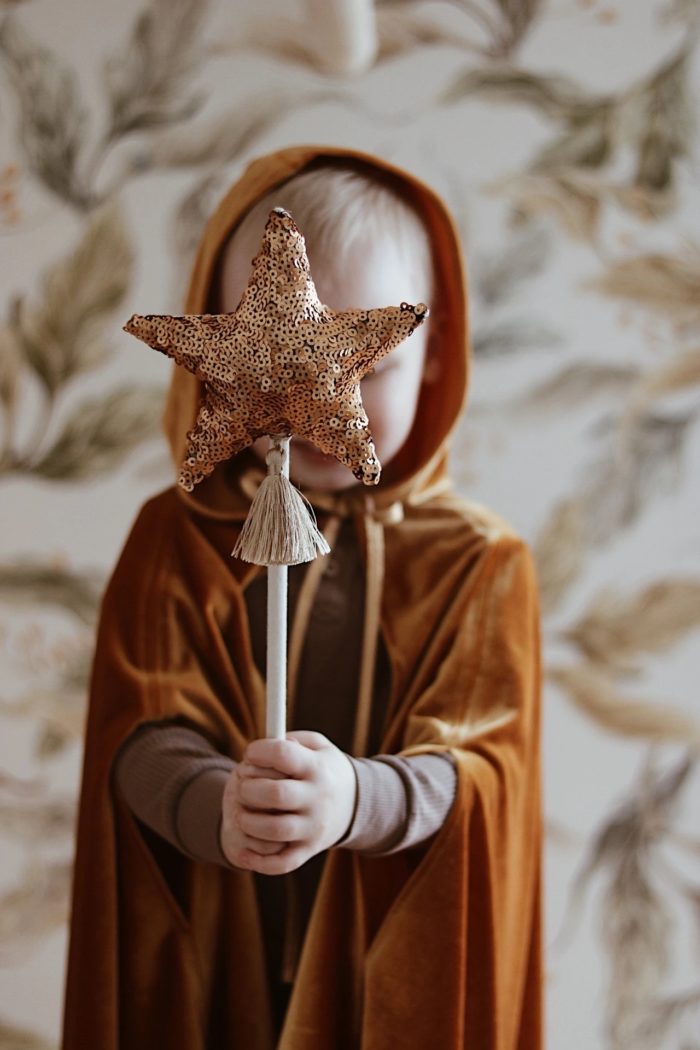 Magischer Umhang "Little Gold Riding Hood"