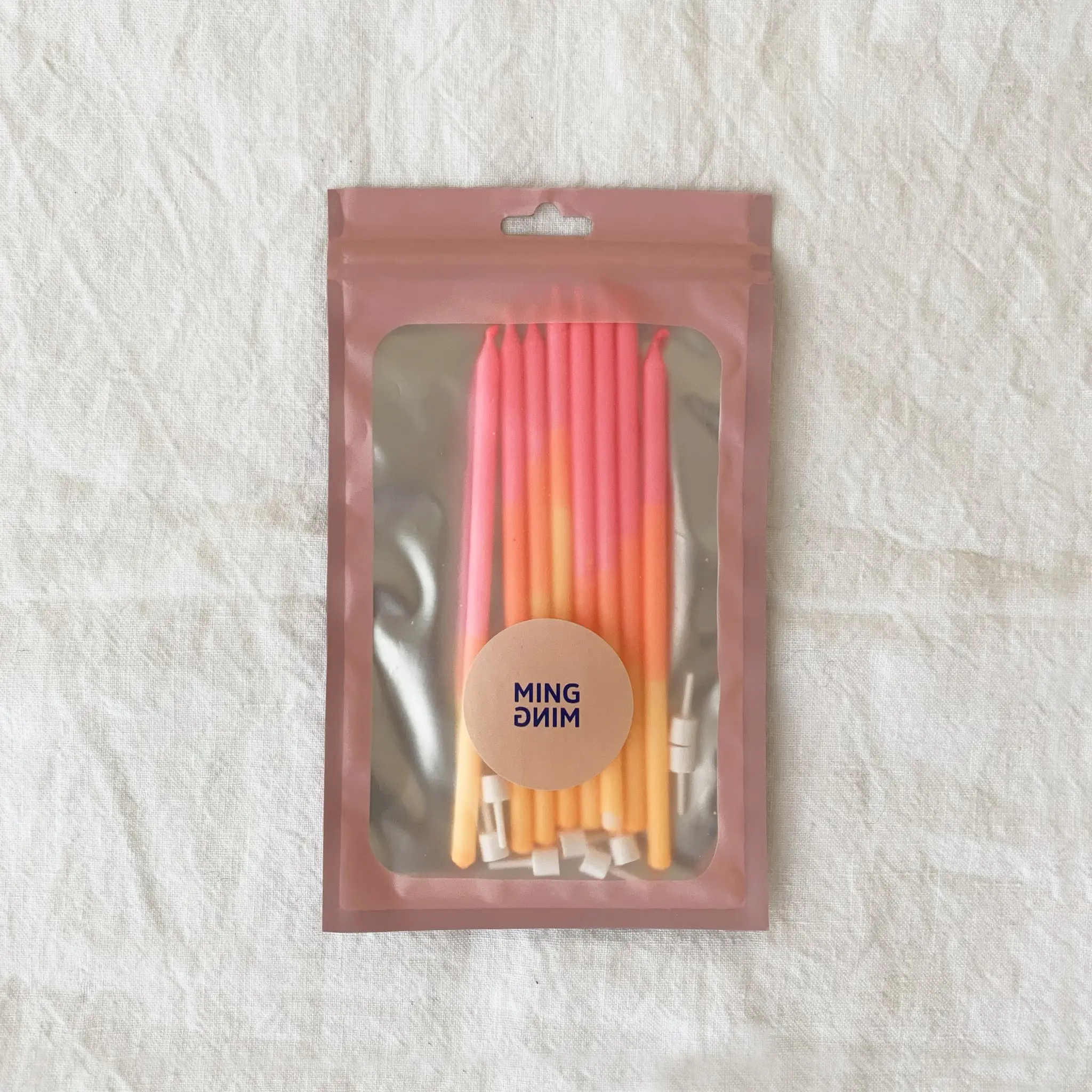 Geburtstagskerzen 8er-Set, Party Neon Crush, Pink x Orange x Gelb