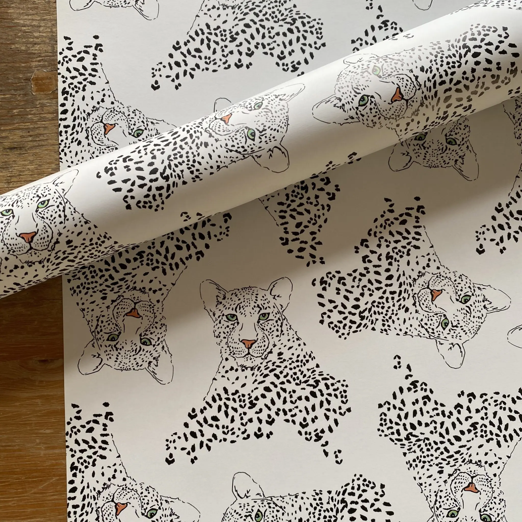 KYUTE Geschenkpapier von illi KIMBU Leopard KYUTE Geschenkpapier von illi KIMBU Leopard
