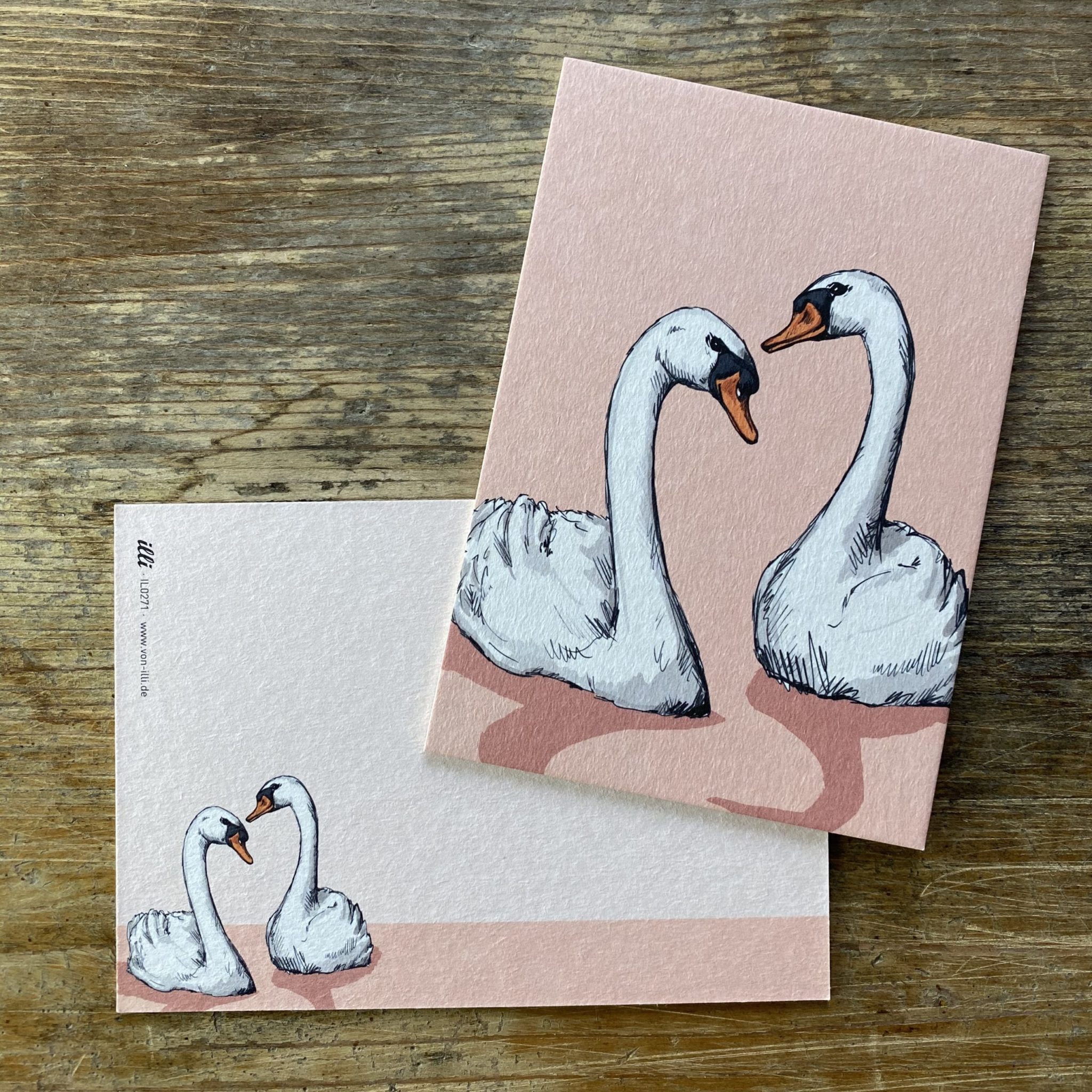 KYUTE Postkarte von illi BO UND TA KYUTE Postkarte von illi BO UND TA