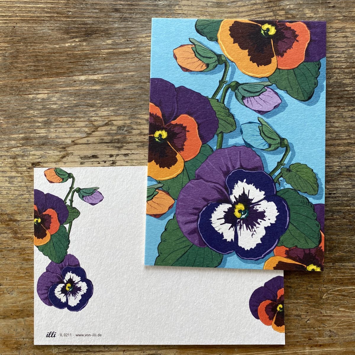 KYUTE Postkarte von illi VIOLA