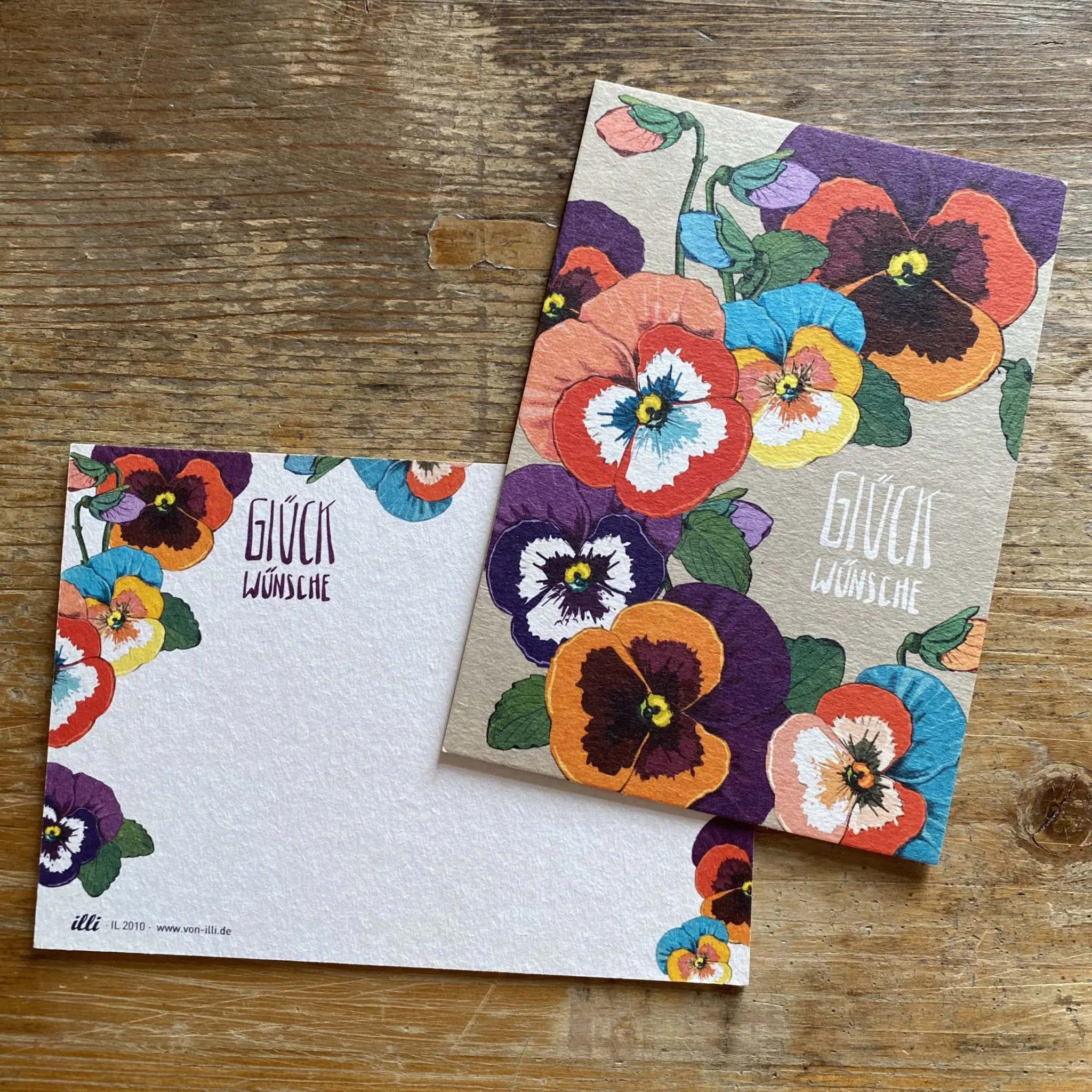KYUTE Postkarte von illi VIOLA GLÜCKWUNSCH KYUTE Postkarte von illi VIOLA GLÜCKWUNSCH