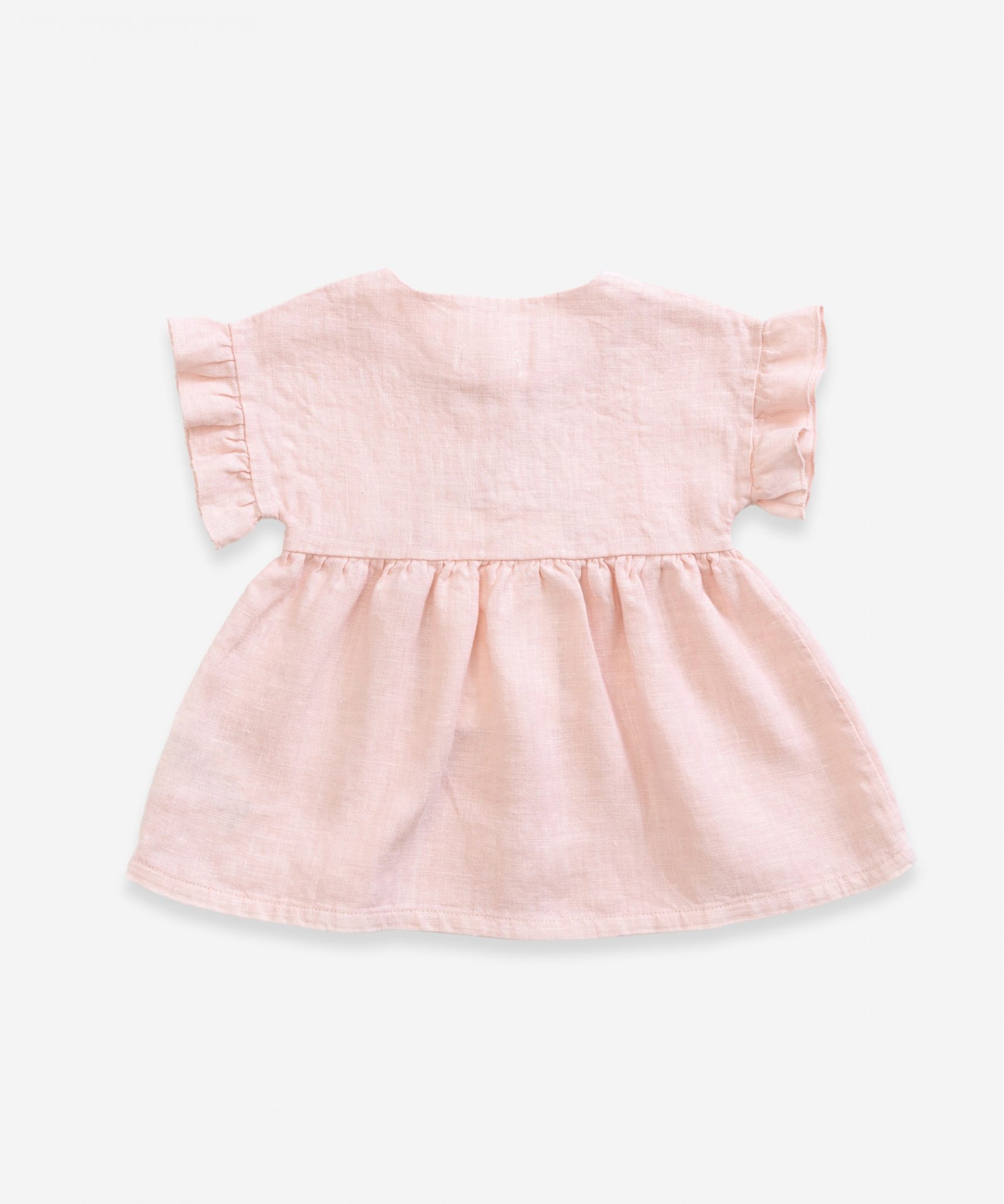 Leinenkleidbabyhinten