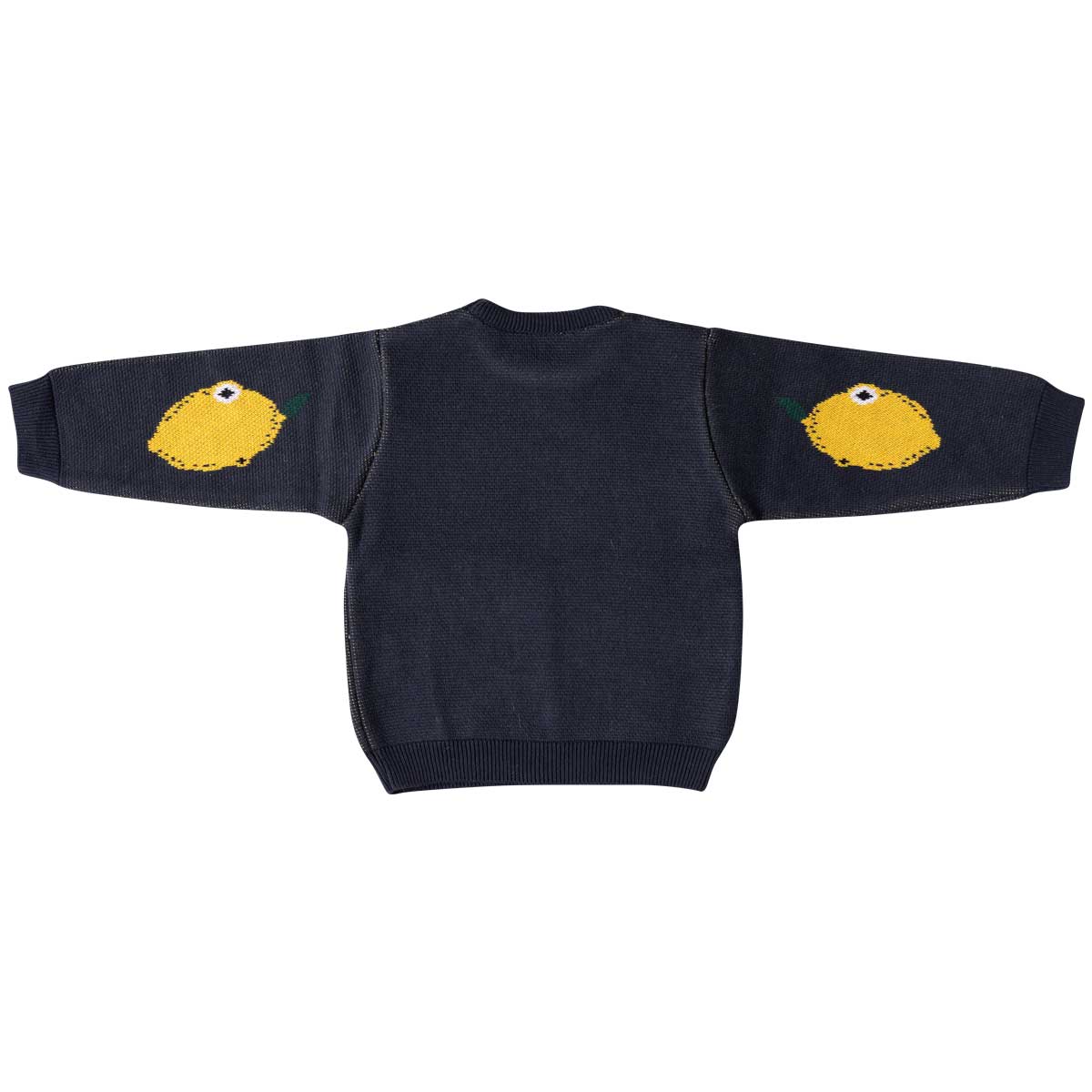 Pullover "Lemon" Dunkelgrau, Bio Baumwolle